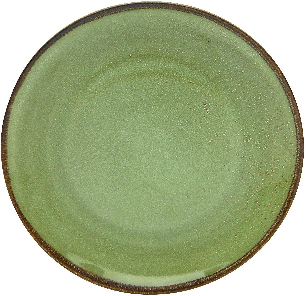 CreaTable Speiseteller »Essteller NATURE COLLECTION«, (Set, 6 St.), Teller Set für 6 Personen, Ø 27 cm, Steinzeug, flache Teller