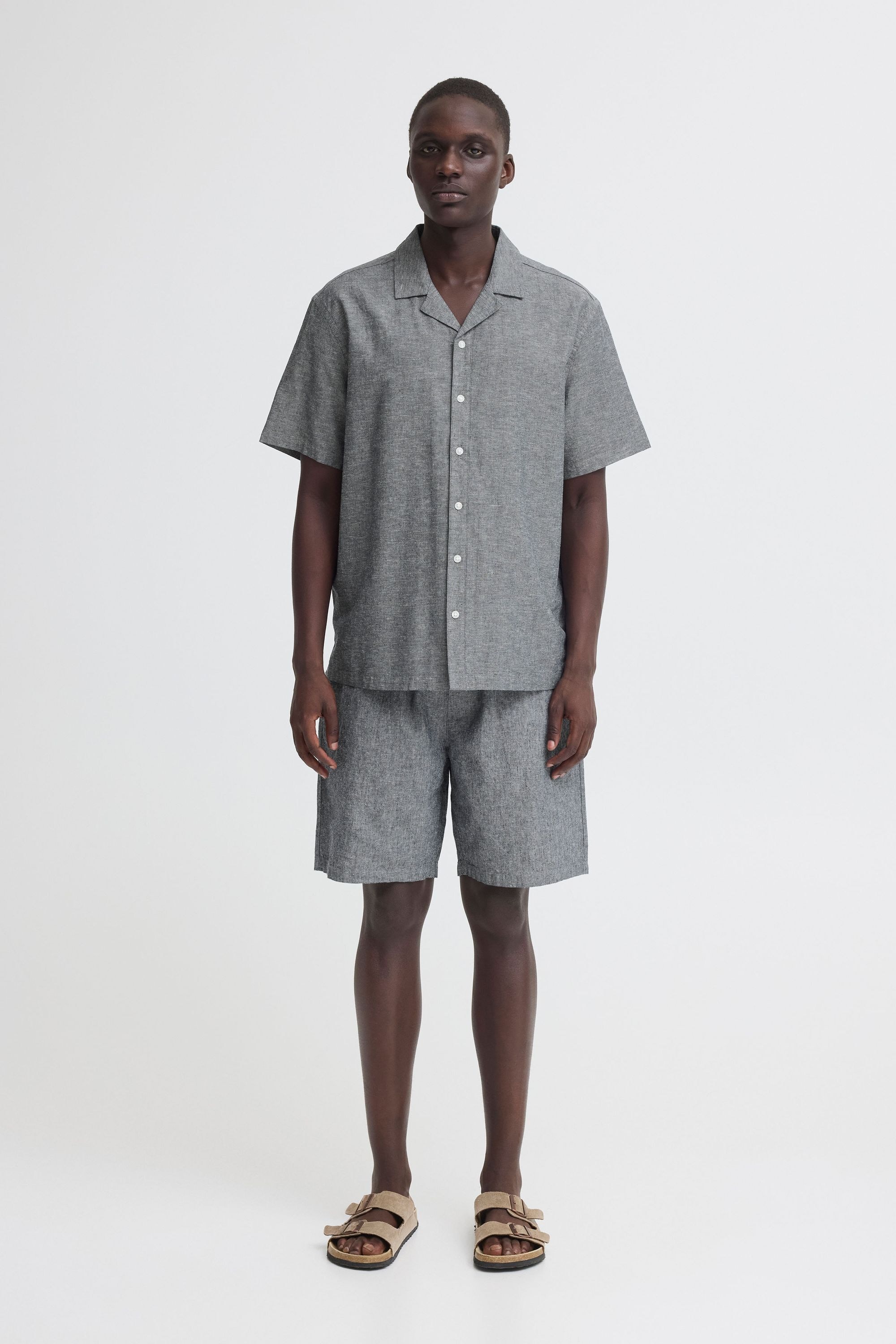 Blend Leinenhose »BHAban«  Sommerliche Shorts mit elastischem Bund und Kordel