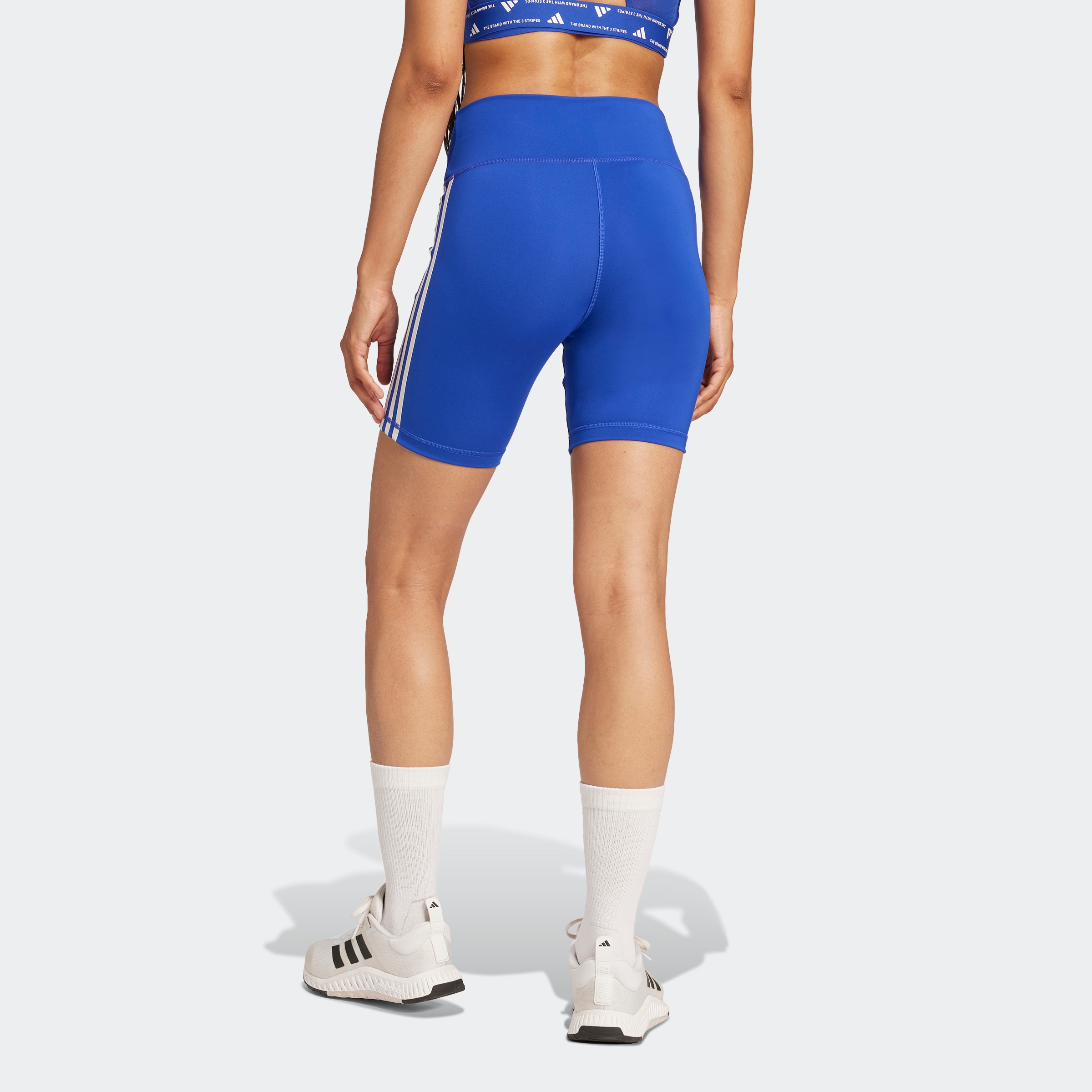 adidas Performance Shorts "TRAINING ESSENTIALS 3STREIFEN HIGHWAISTED KURZE" günstig online kaufen