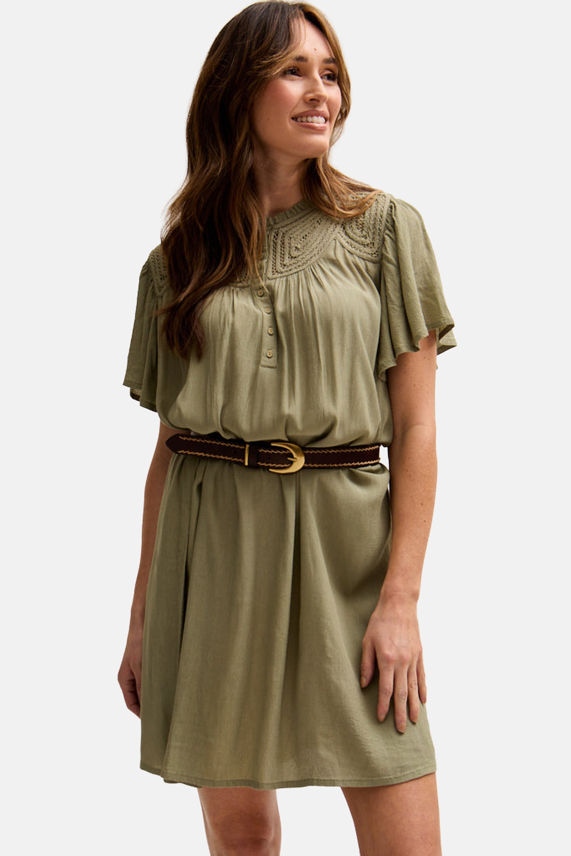 Lily and Lionel Midikleid »Roma Angel Sleeve Mini Dress Damen«