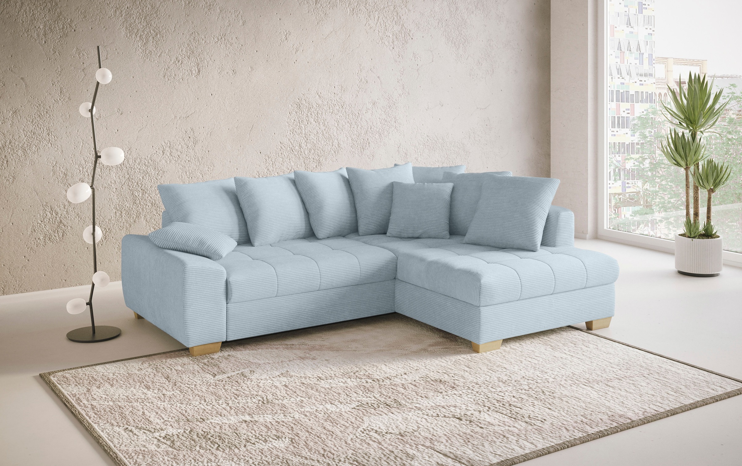 Mr. Couch Ecksofa "Nikita II, L-Form, bis 140kg pro Sitzplatz belastbar", m günstig online kaufen