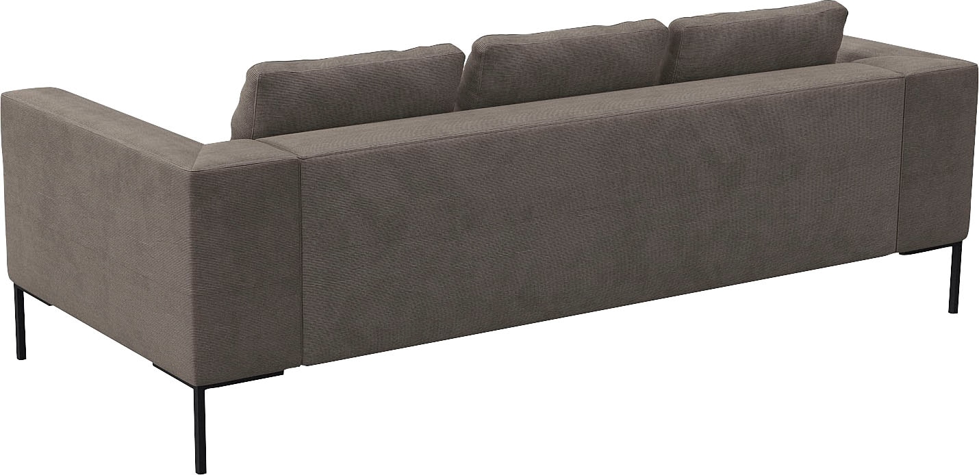 FLEXLUX 3-Sitzer »Loano, superbequemer Sitzkomfort durch Kaltschaum im Sitz«, modernes Sofa, frei im Raum stellbar, lose Kissen