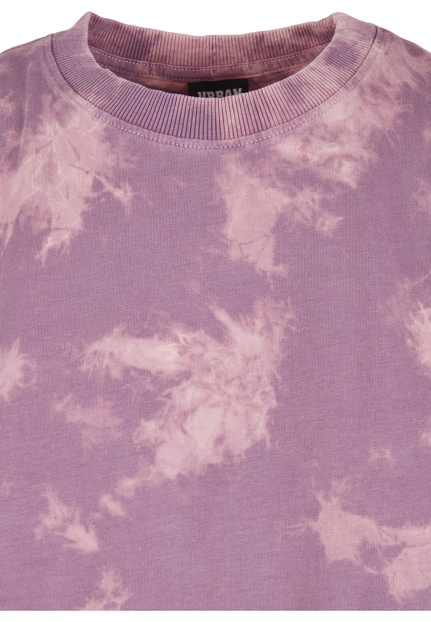URBAN CLASSICS Shirtkleid »Urban Classics Damen Ladies Bleached Dress« 1 Stk. tlg.