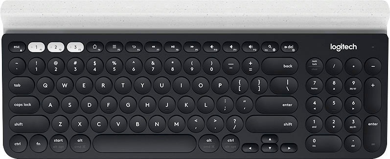 Logitech PC-Tastatur »Bluetooth Multi-Device Keyboard K780 Black«, (Ziffernblock), Nummernblock