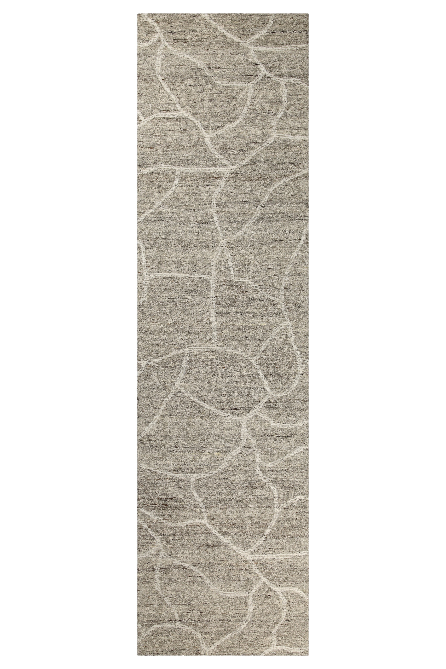 Wecon home Wollteppich »Hamptons FORTYONE«, rechteckig, 15 mm Höhe, Läufer, Schurwolle, Kurzflor, Wohnzimmer, elegant, robust, Stein