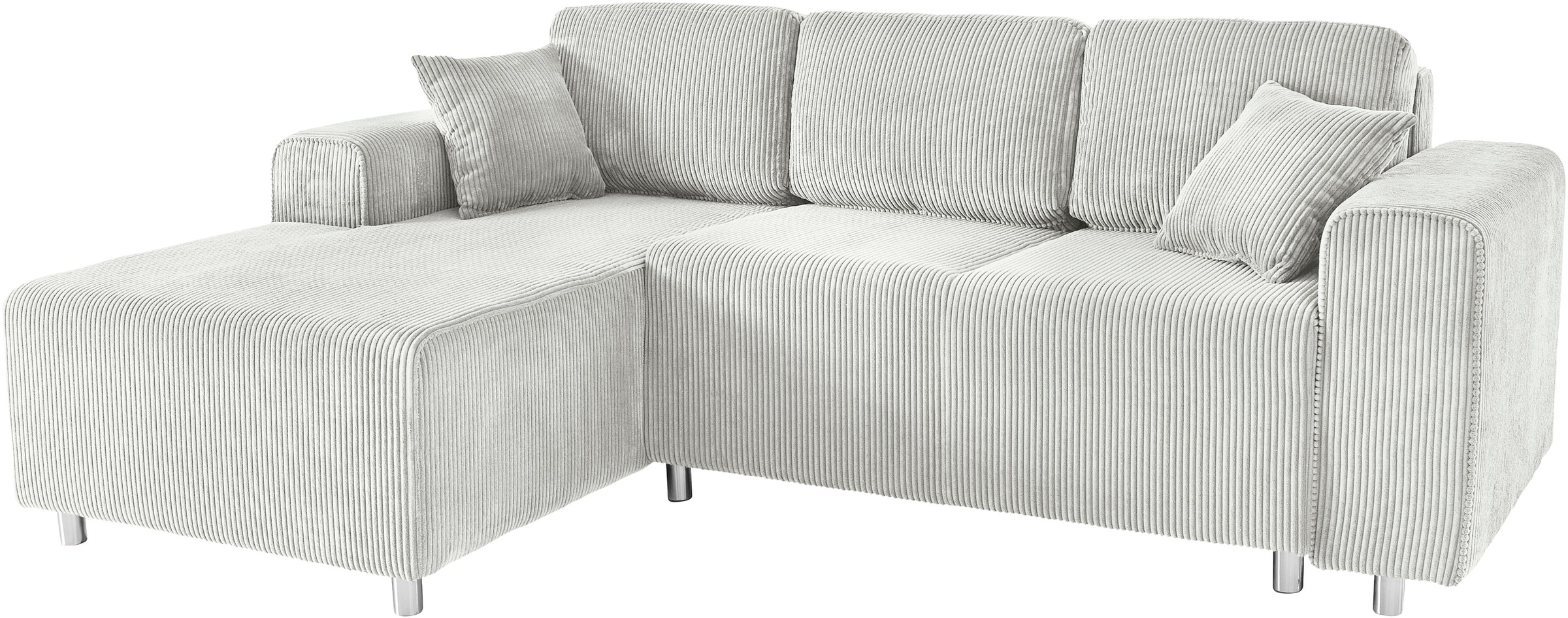 Thumbnail - Home affaire "Györ" L-Form, wahlweise mit Bettfunktion und Bettkasten incl. 2 Zierkissen