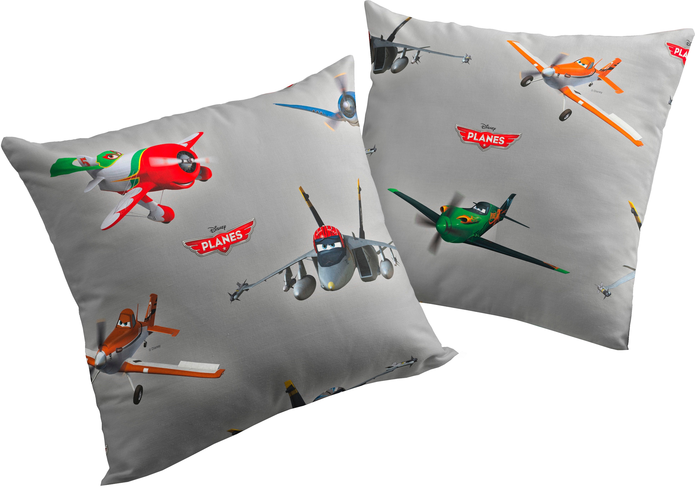 Wirth Dekokissen "Planes Lima" Disney, Kissenhülle ohne Füllung, 2 Stück günstig online kaufen
