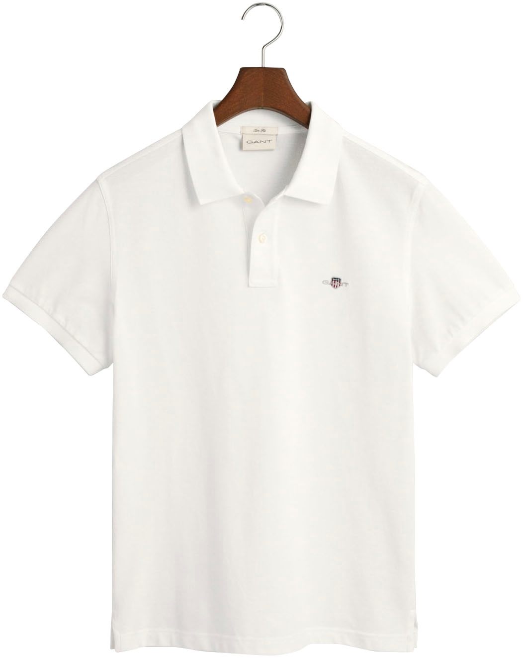 Gant Poloshirt "SLIM SHIELD SS PIQUE POLO", mit Logostickerei auf der Brust günstig online kaufen
