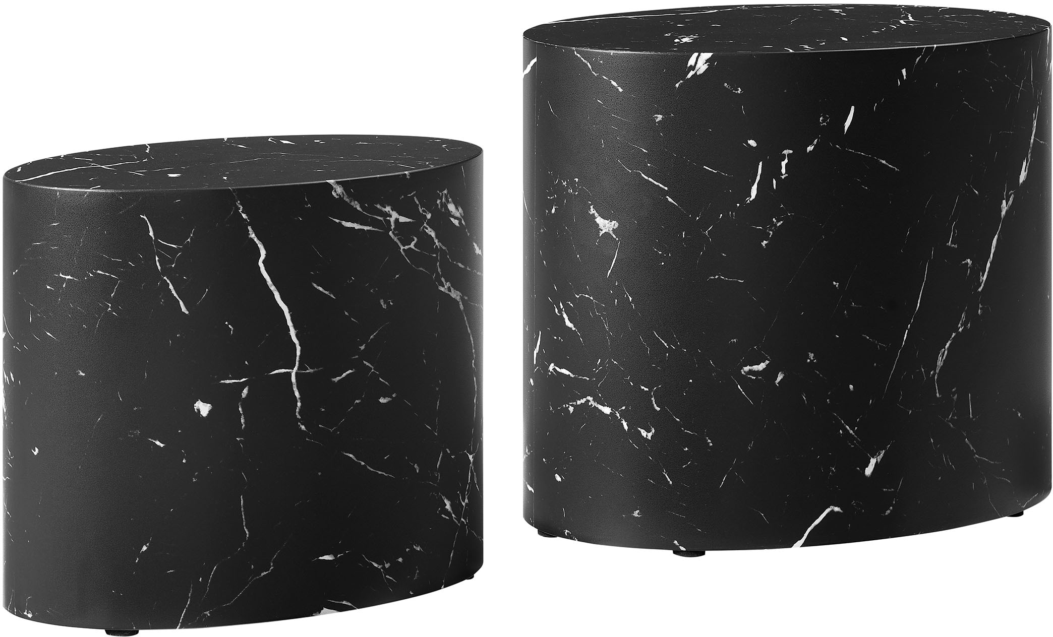 SalesFever Couchtisch "Almeria Beistelltisch", (Set, 2 St., 2er Set), oval, günstig online kaufen