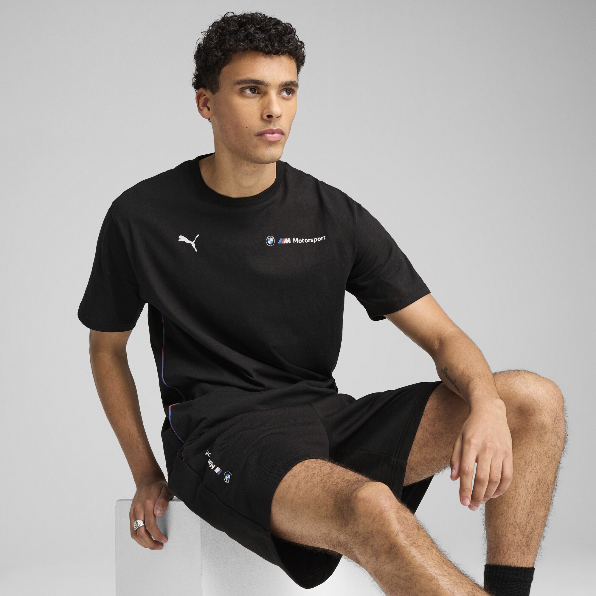 PUMA T-Shirt »BMW M Motorsport Essentials+ Logo T-Shirt Herren«