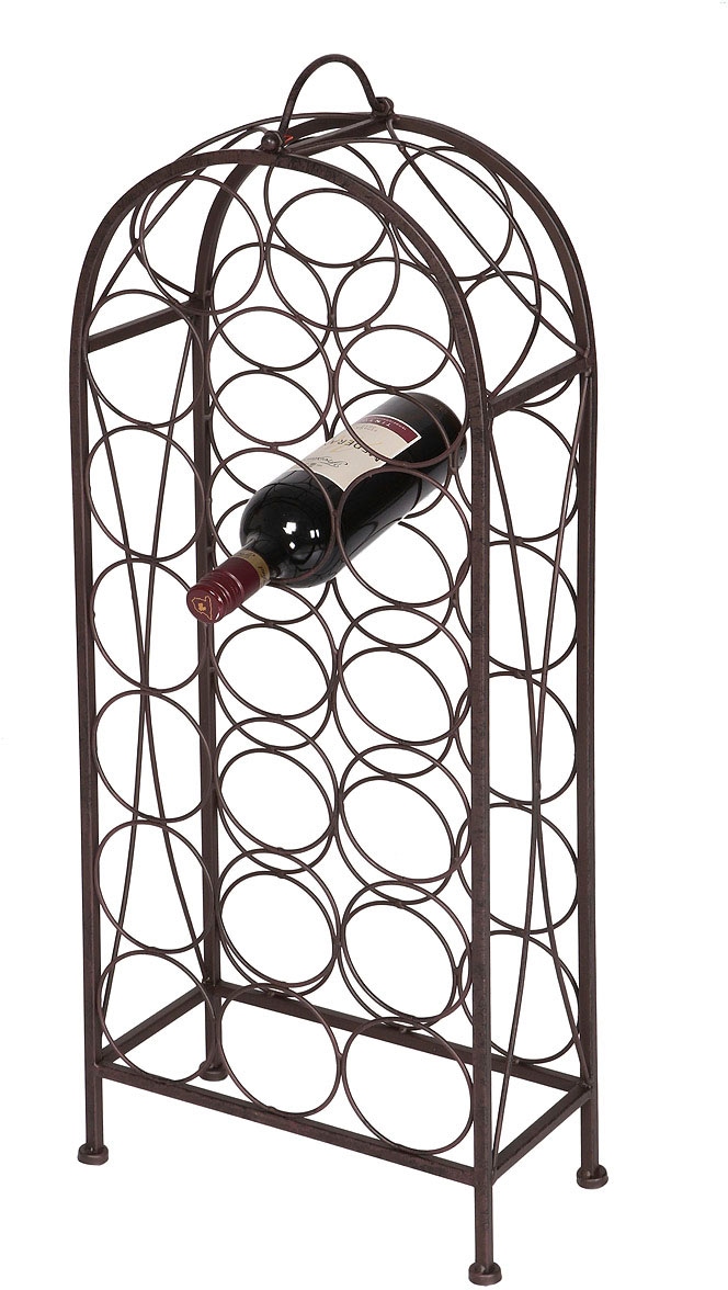 Ambiente Haus Flaschenhalter "Flaschenständer kl. 85cm- antikbraun"