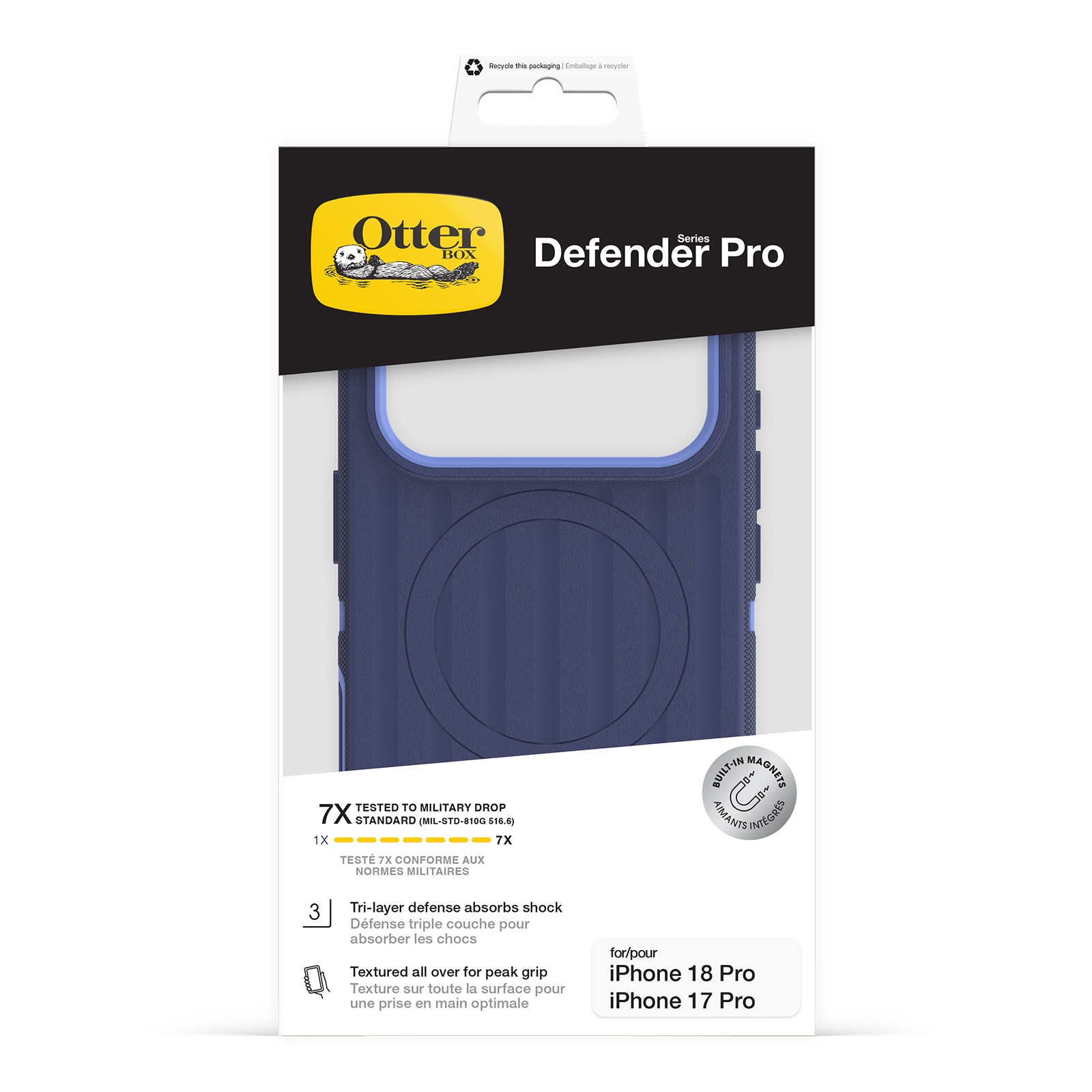 Otterbox Handyhülle »Defender Series Pro für Apple iPhone 18 Pro / 17 Pro« Smartphones Backcover, Schutzhülle, Handyschutzhülle, Case, Schutzcase, stoßfest