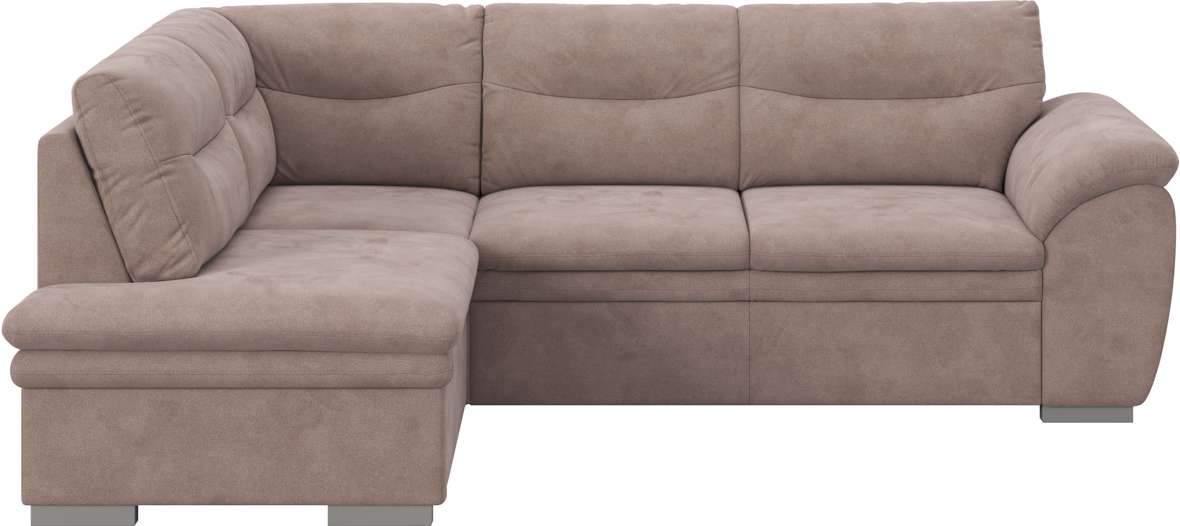 COTTA Ecksofa »Leandra L-Form«, wahlweise mit Bettfunktion & Bettkasten