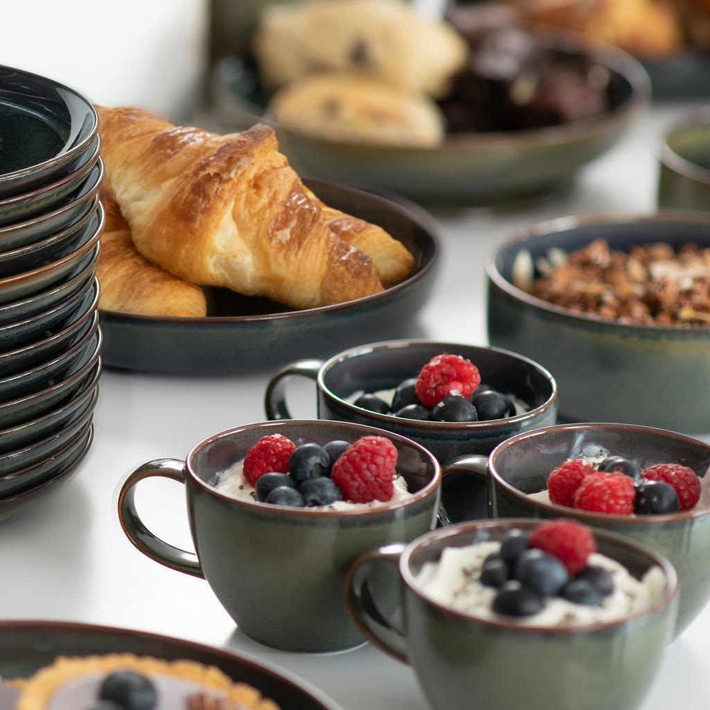 like. by Villeroy & Boch Geschirr-Set »Kaffeeservice Crafted 18er Set« Spülmaschinengeeignet, Mikrowellengeeignet