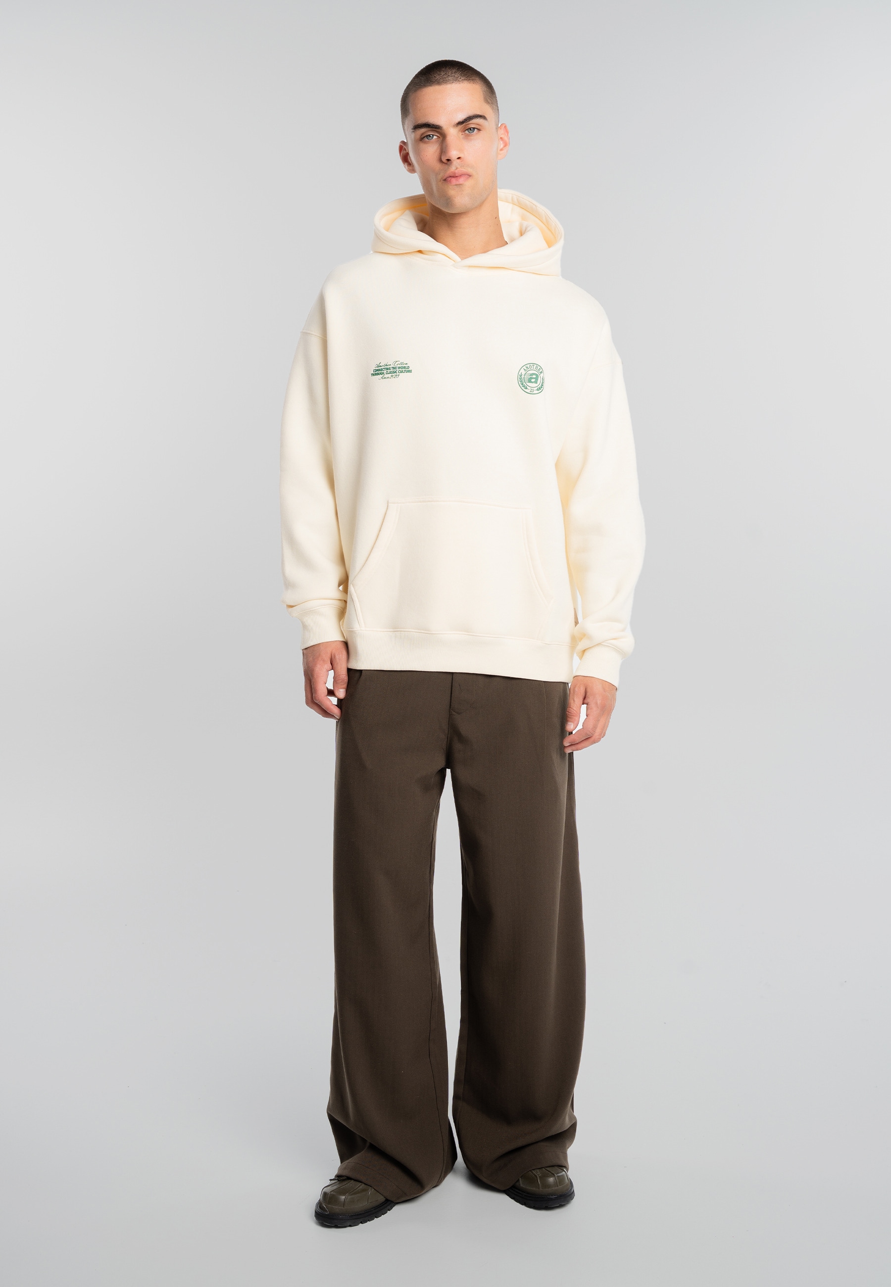 Another Cotton Lab Rundhalspullover »Another Cotton Lab Sunday Miles Hoodie« 1