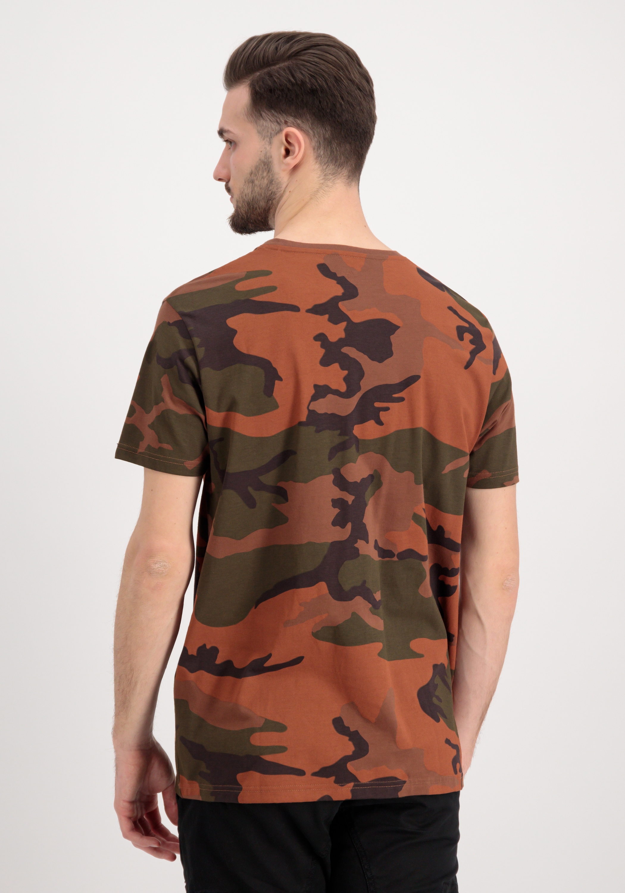 Alpha Industries T-Shirt "Alpha Industries Men - T-Shirts Basic T-Shirt Cam günstig online kaufen