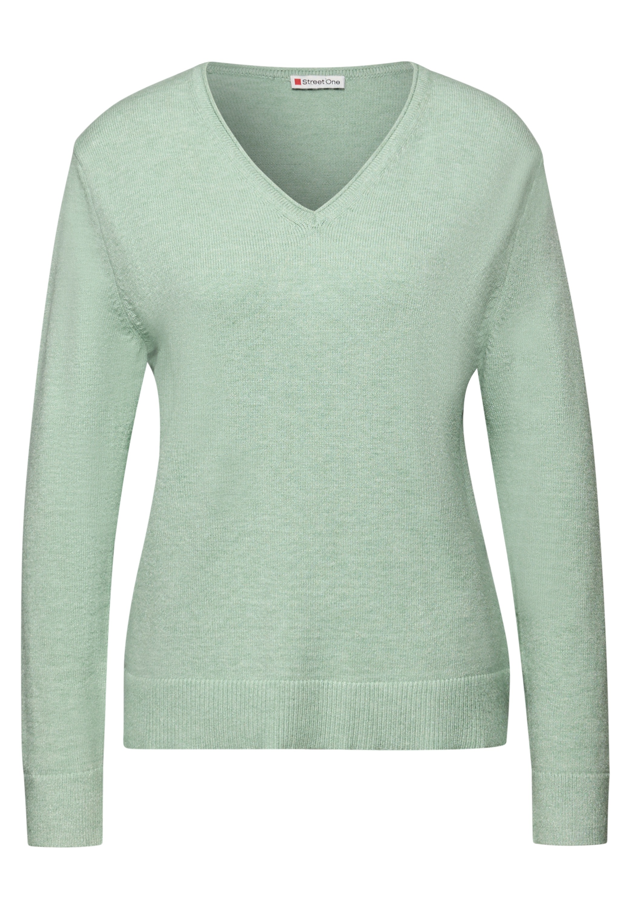 STREET ONE Strickpullover, in Unifarbe