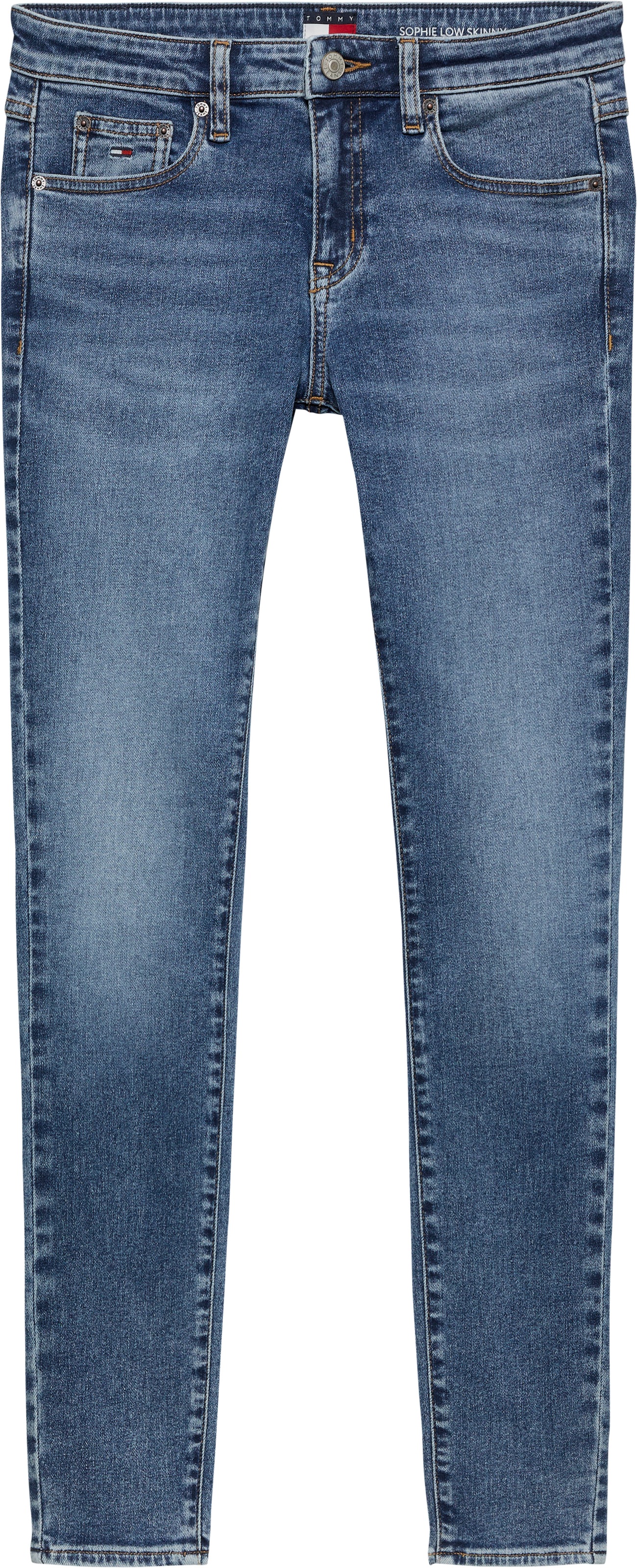 Tommy Jeans Skinny-fit-Jeans »Sophie Low Waist Skinny«, mit Logo-Badge, in Knöchellänge