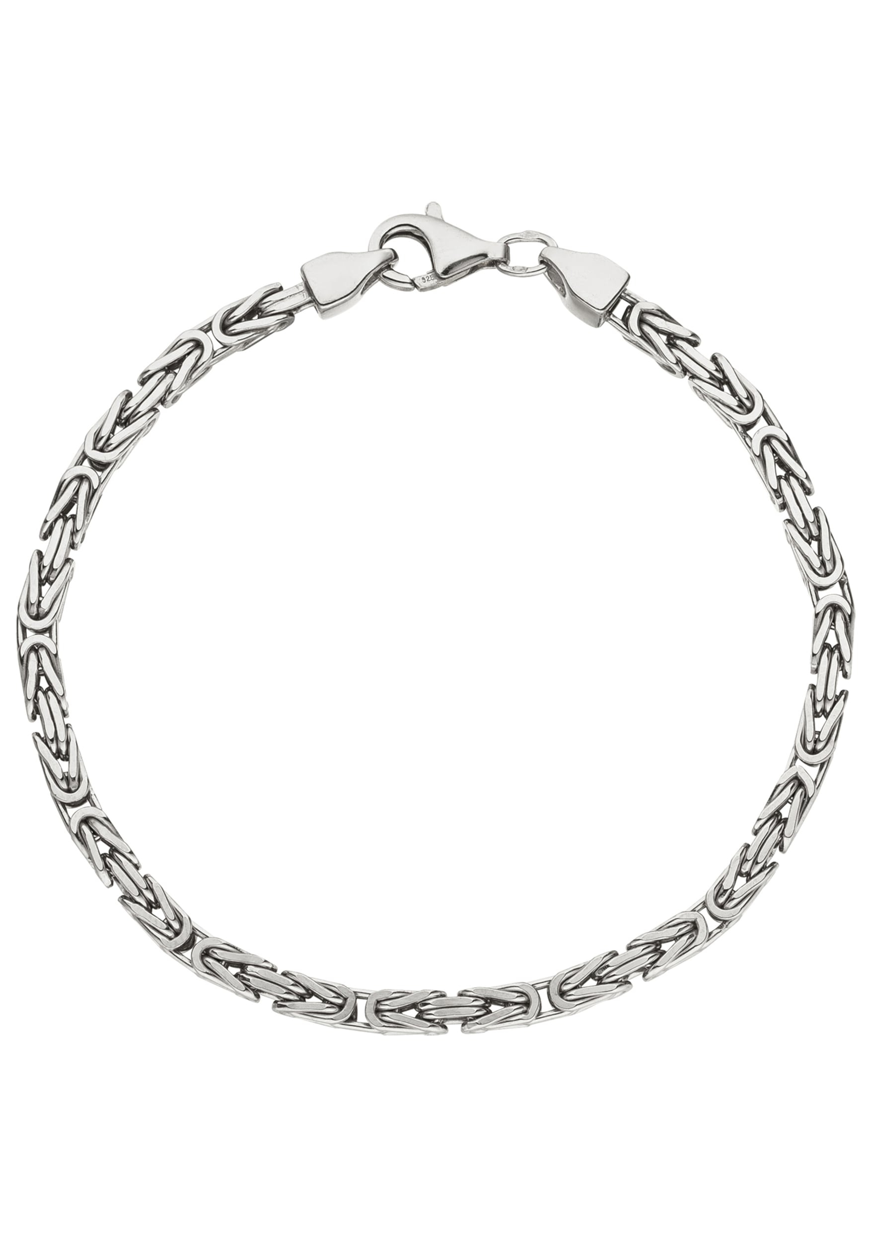 JOBO Silberarmband, Königsarmband 925 Silber 19 cm