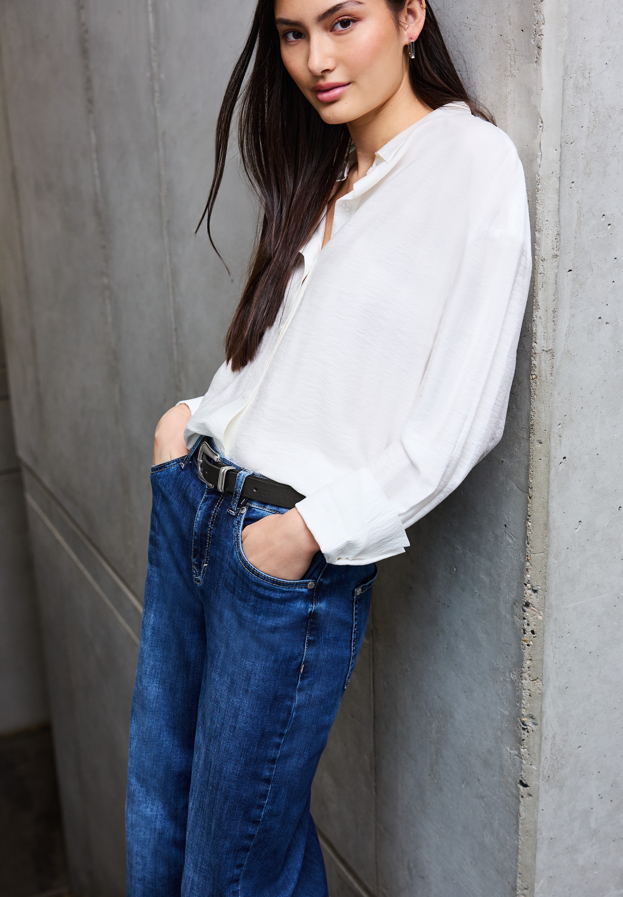 STREET ONE STUDIO Ledergürtel Echtleder günstig online kaufen