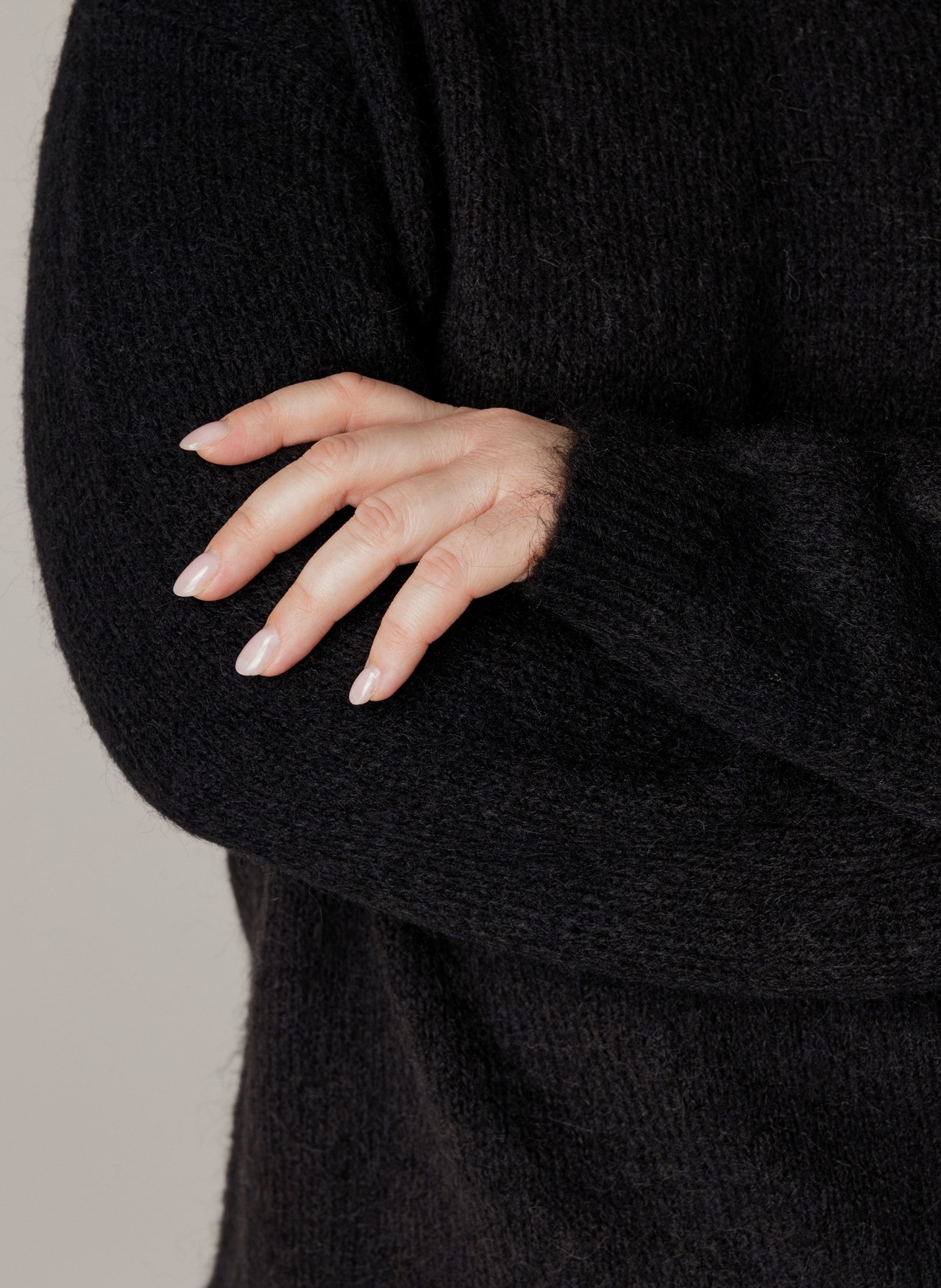 Thumbnail - Base Level Curvy Strickpullover "Yanara" mit Wolle und Elasthan