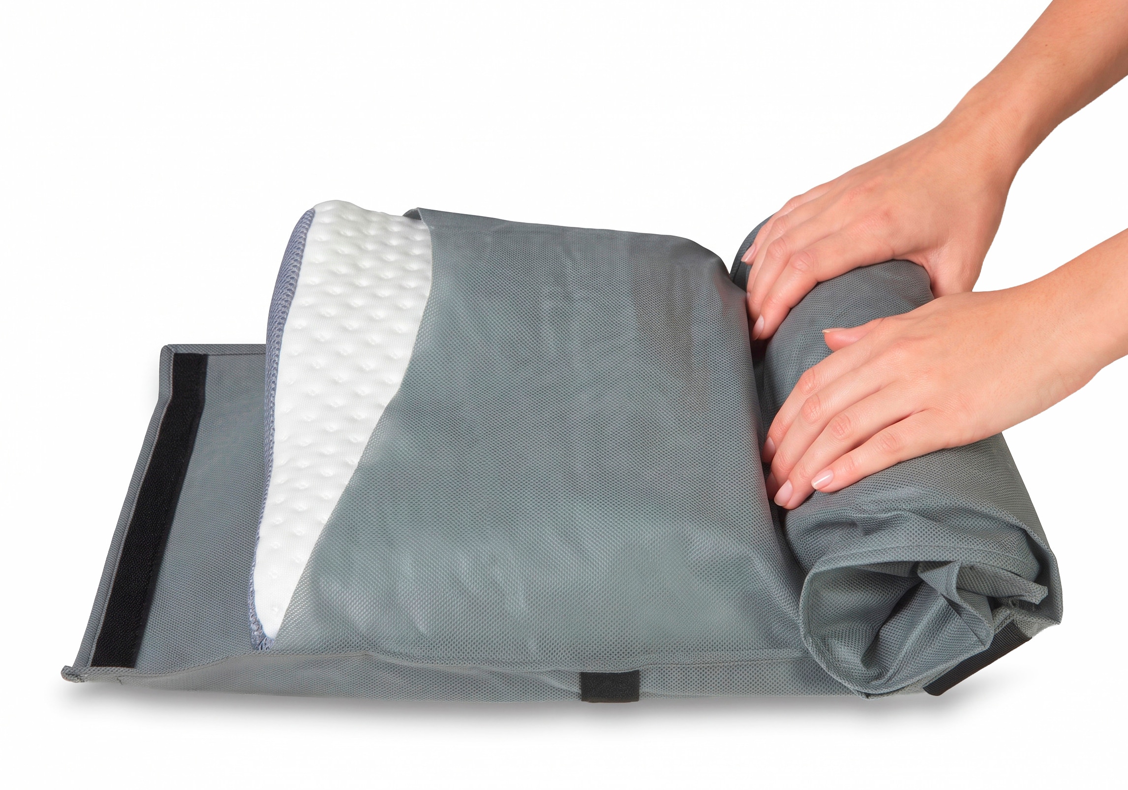 OTTO home Nackenstützkissen »snoozee Nackenstützkissen: kompakt und ideal für unterwegs« Füllung: Viskoschaum 1 Stk. tlg. Nackenstützkissen mit Memoryschaum in 30x54 cm