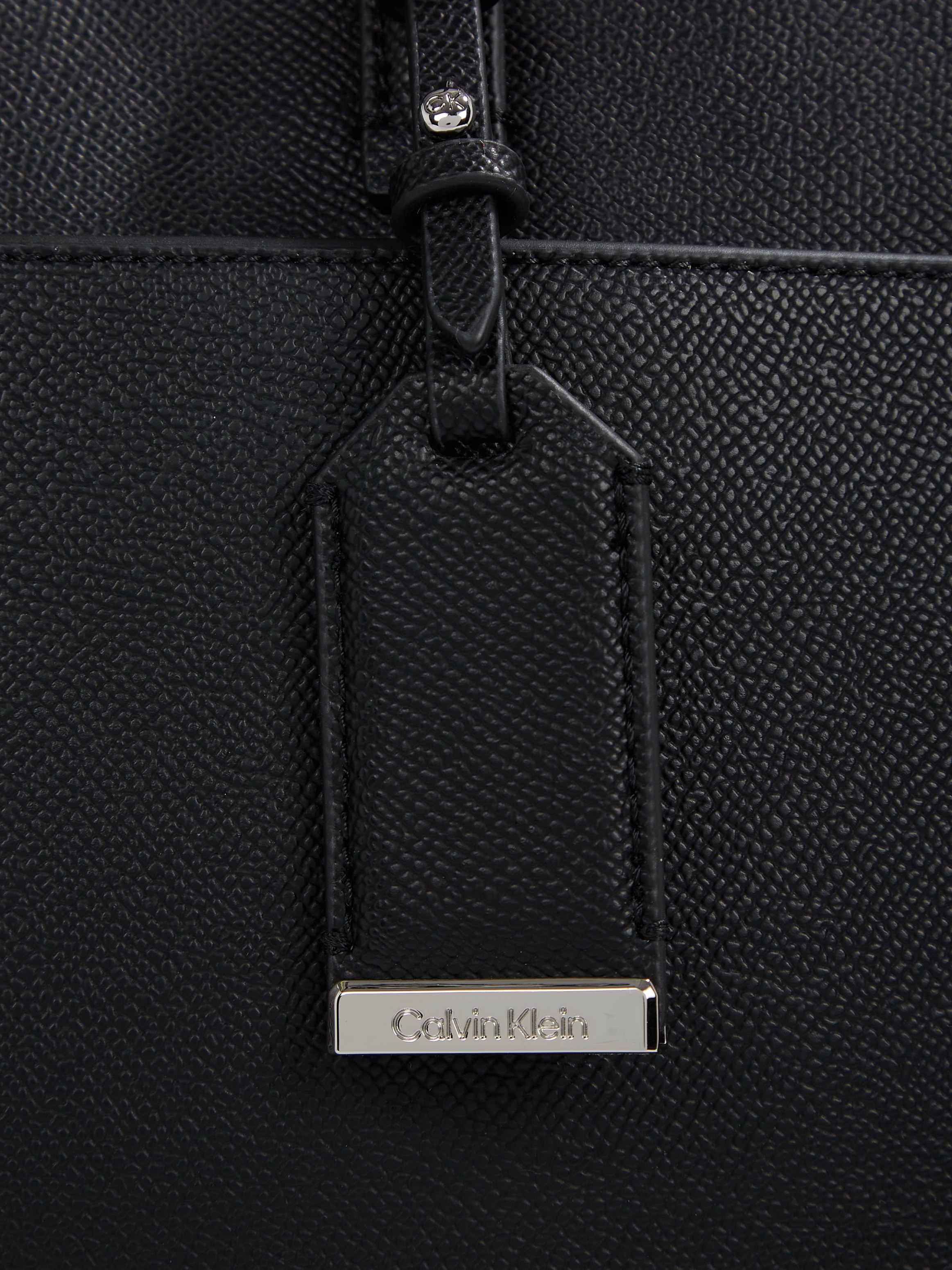 Calvin Klein Shopper »CK MUST MEDIUM SHOPPER_CAVIAR«, Schultertasche Damen, Henkeltasche, Umhängetasche Damen