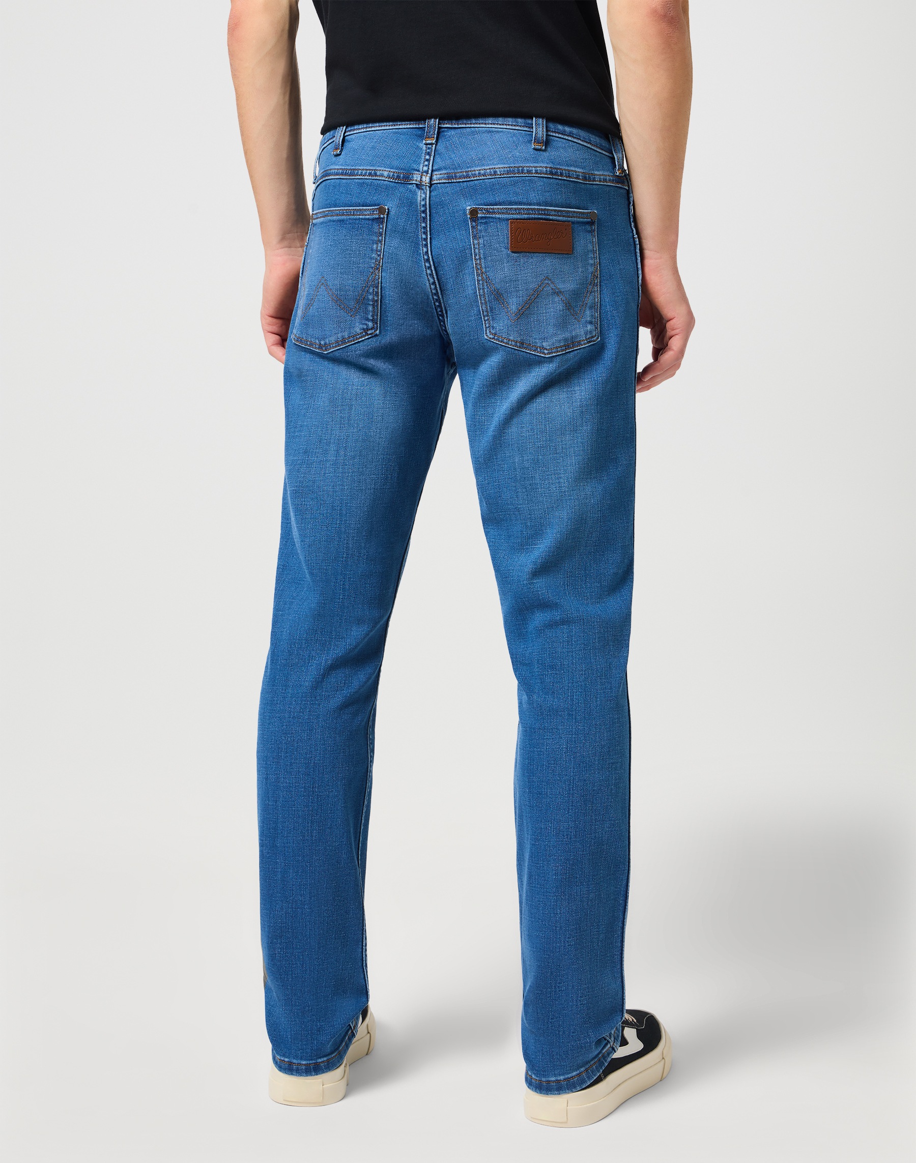 Wrangler Herren Jeans GREENSBORO - Regular Fit - Blau - Softwear günstig online kaufen