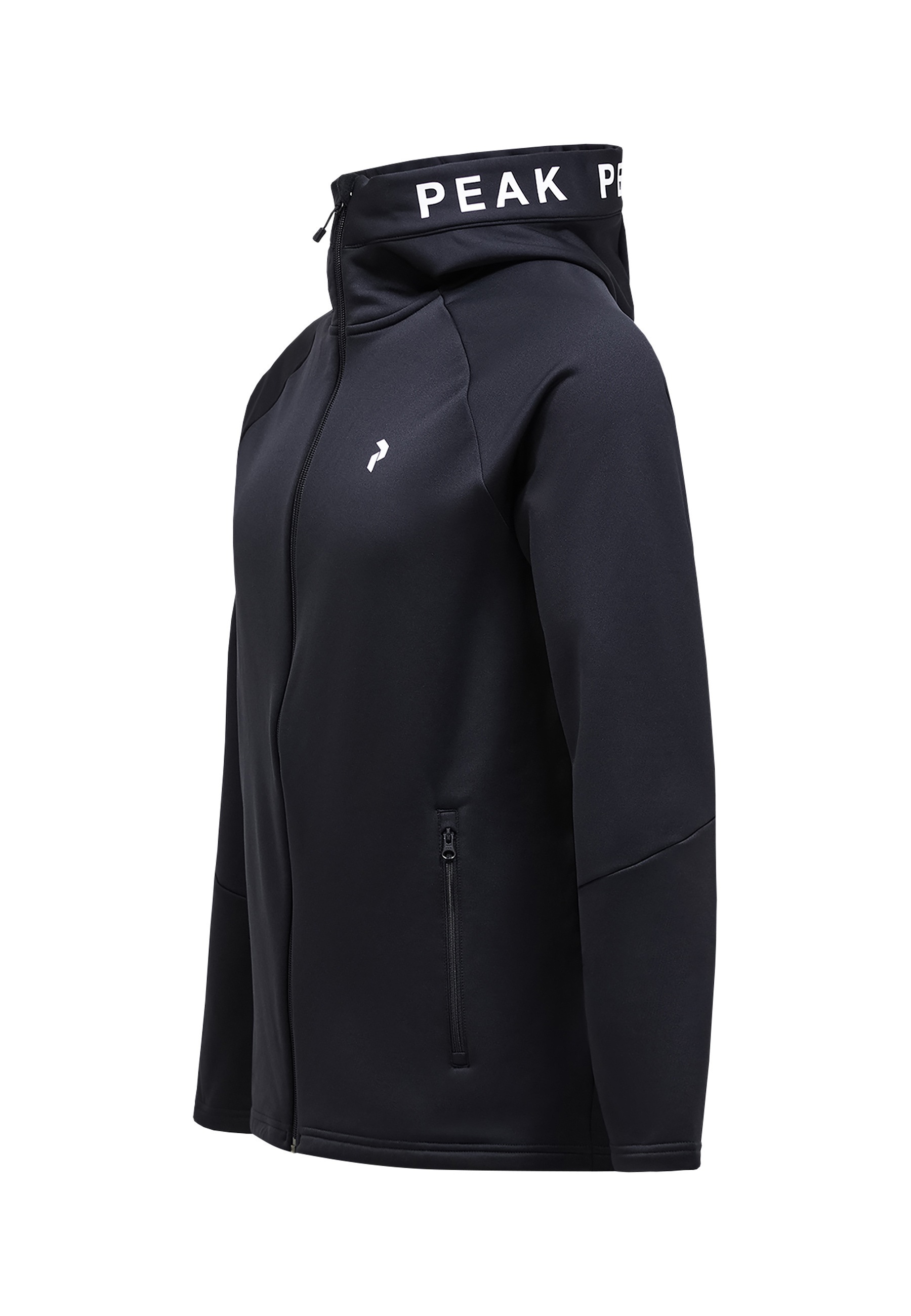 Peak Performance Fleecejacke »M Rider Zip Hood« mit Label-Applikationen