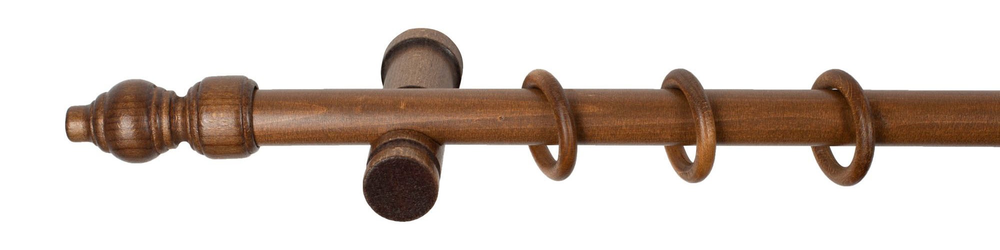 SN DECO GROUP Gardinenstange "Filigrano" 1 läufig-läufig Fixmaß 28 mm, Holz günstig online kaufen