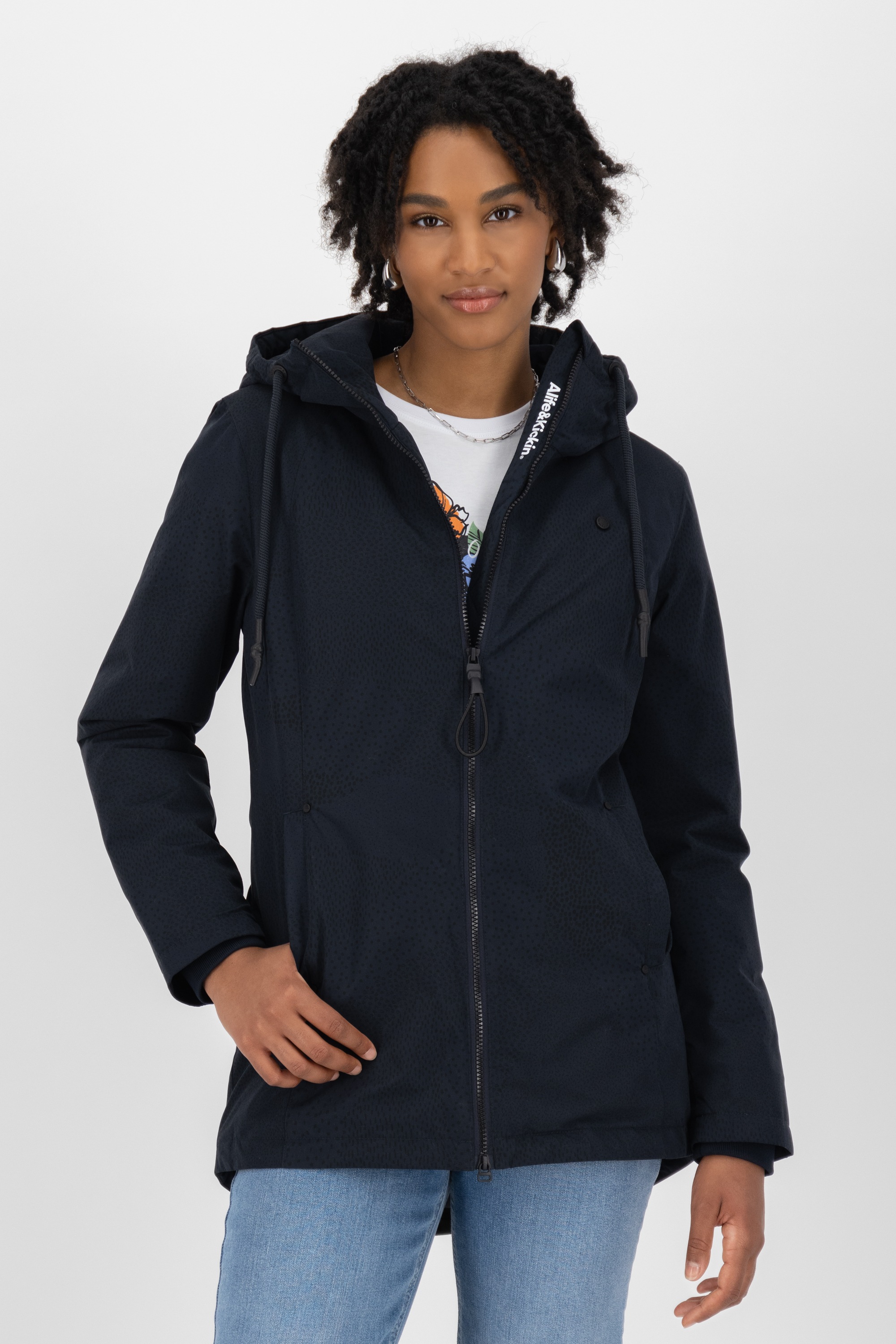 Alife & Kickin Winterjacke "Damen LilouAK B", Warm gefütterte Jacke mit fla günstig online kaufen