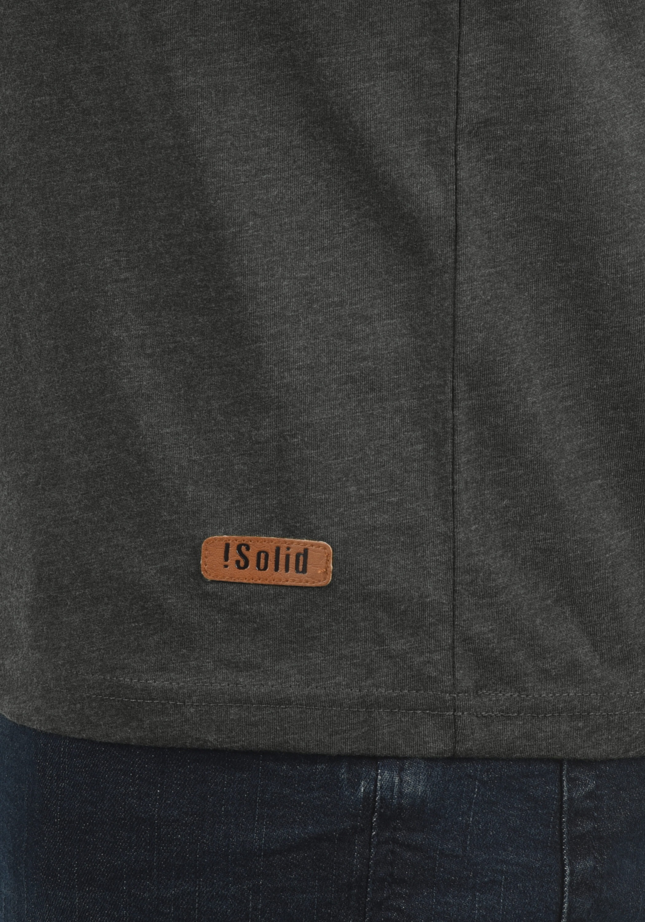 !Solid Rundhalsshirt SDVolko Longsleeve mit Knopfleiste günstig online kaufen
