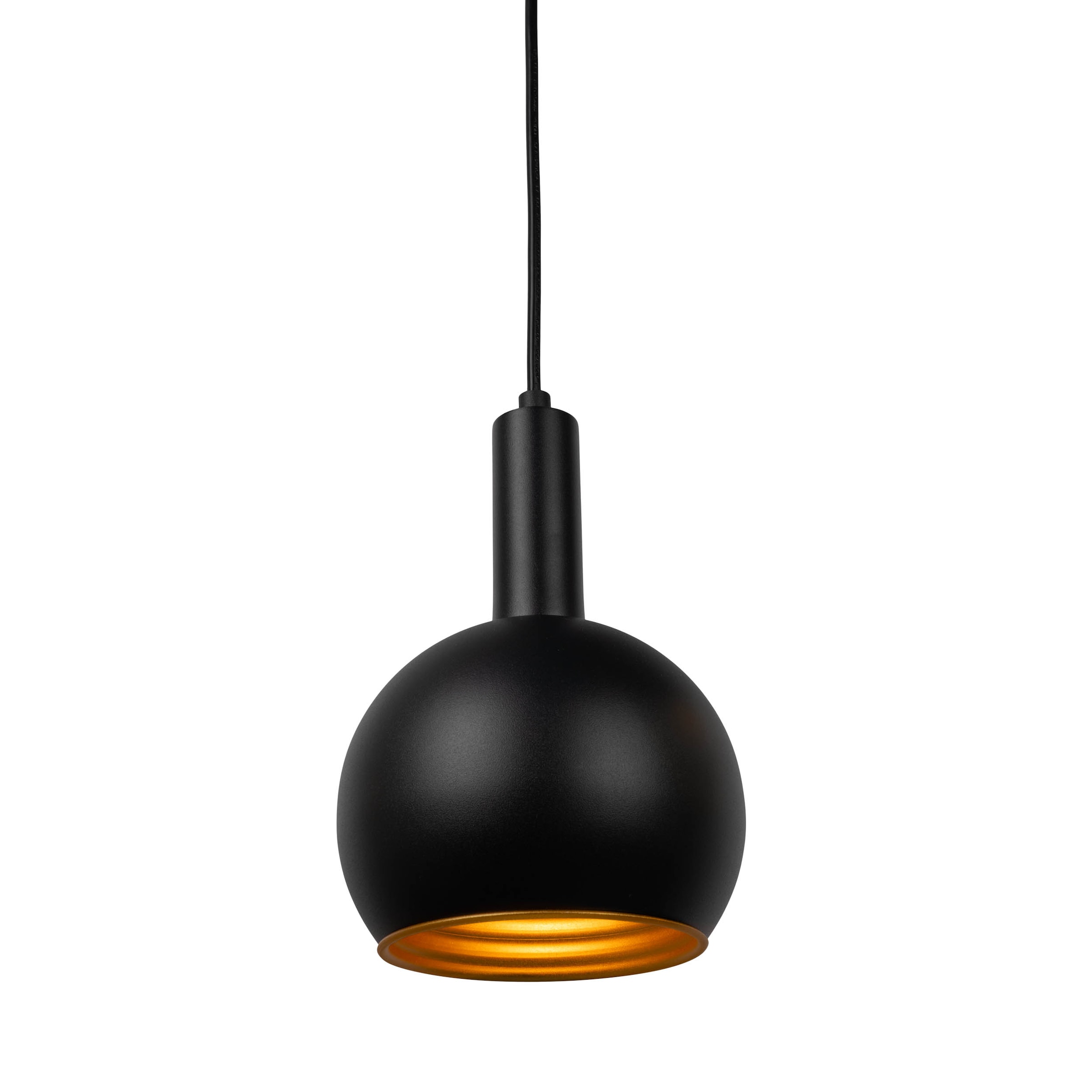näve Pendelleuchte »Cusco« E14 | GU10 1 Stk. exkl. 3x E14/2x GU10, Mix aus Metall und Holz, H: 150cm, schwarz/natur