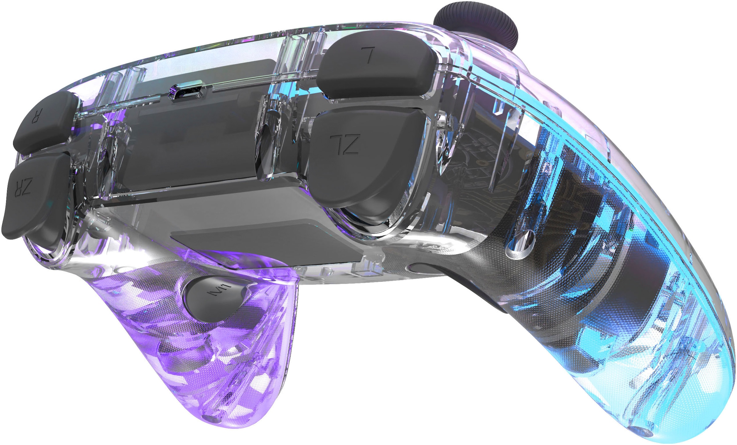 Speedlink Gaming-Controller »RAIT NX RGB - kabelloses Gamepad für PC/Android/Switch OLED/Lite«, RGB-Beleuchtung, Hall Effekt Sensoren, Makro-Tasten, Turbofunktion