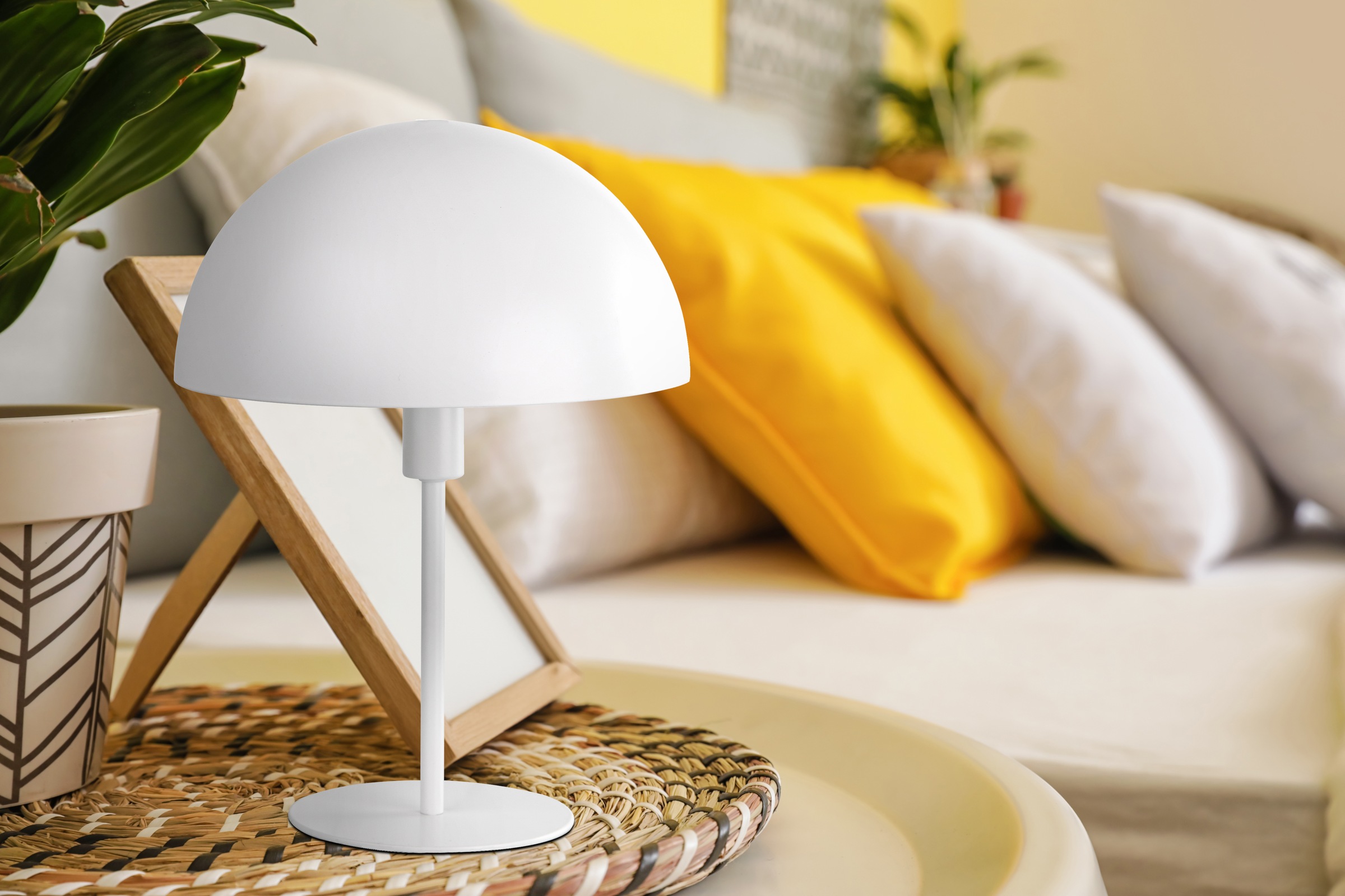 NOWA Tischleuchte »MEIKE« E27 1 Stk. Tischlampe Nachttischlampe Deko-Tischleuchte Schlafzimmer