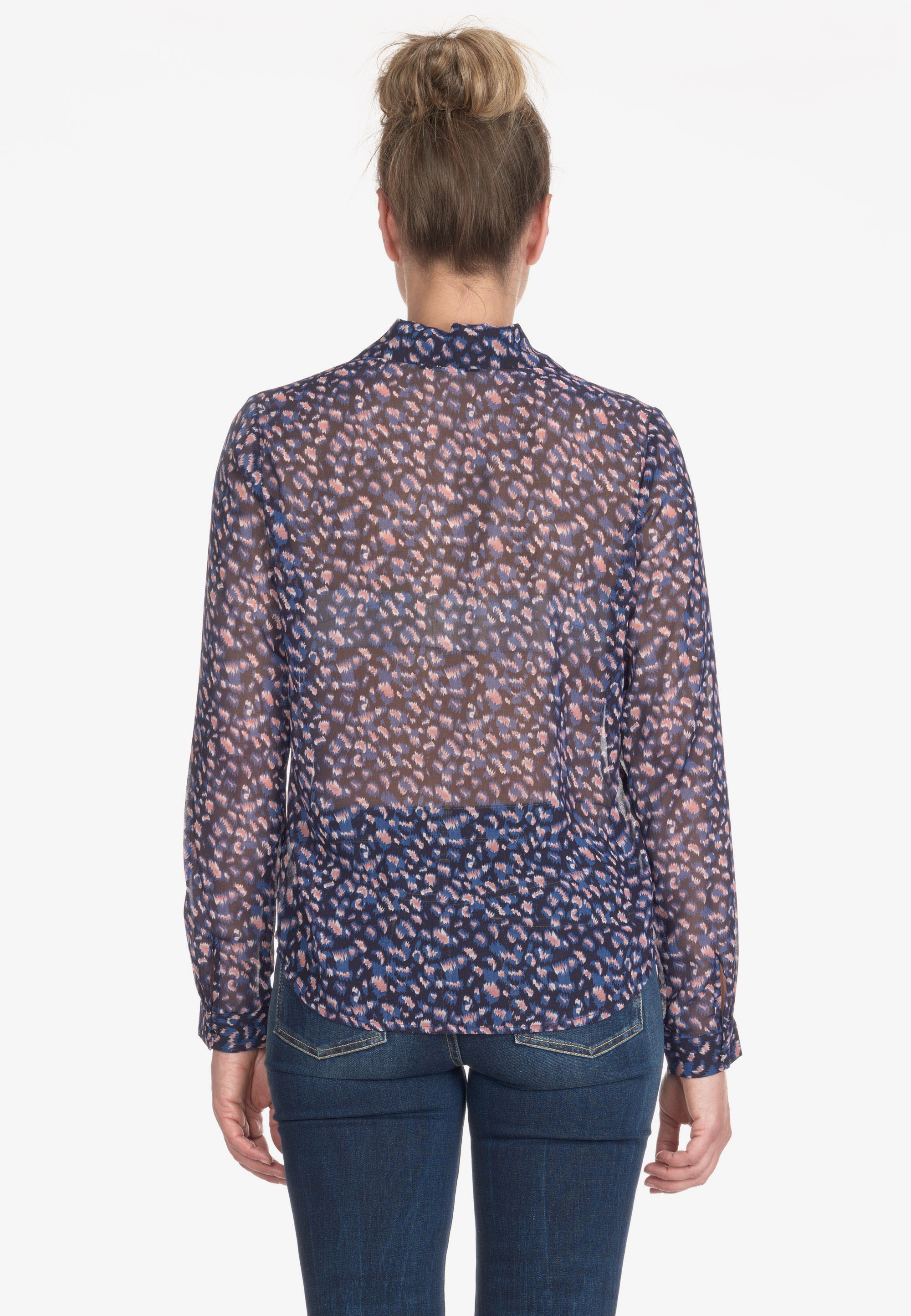 Le Temps Des Cerises Klassische Bluse »LUZ«, mit tollem Animal-Print
