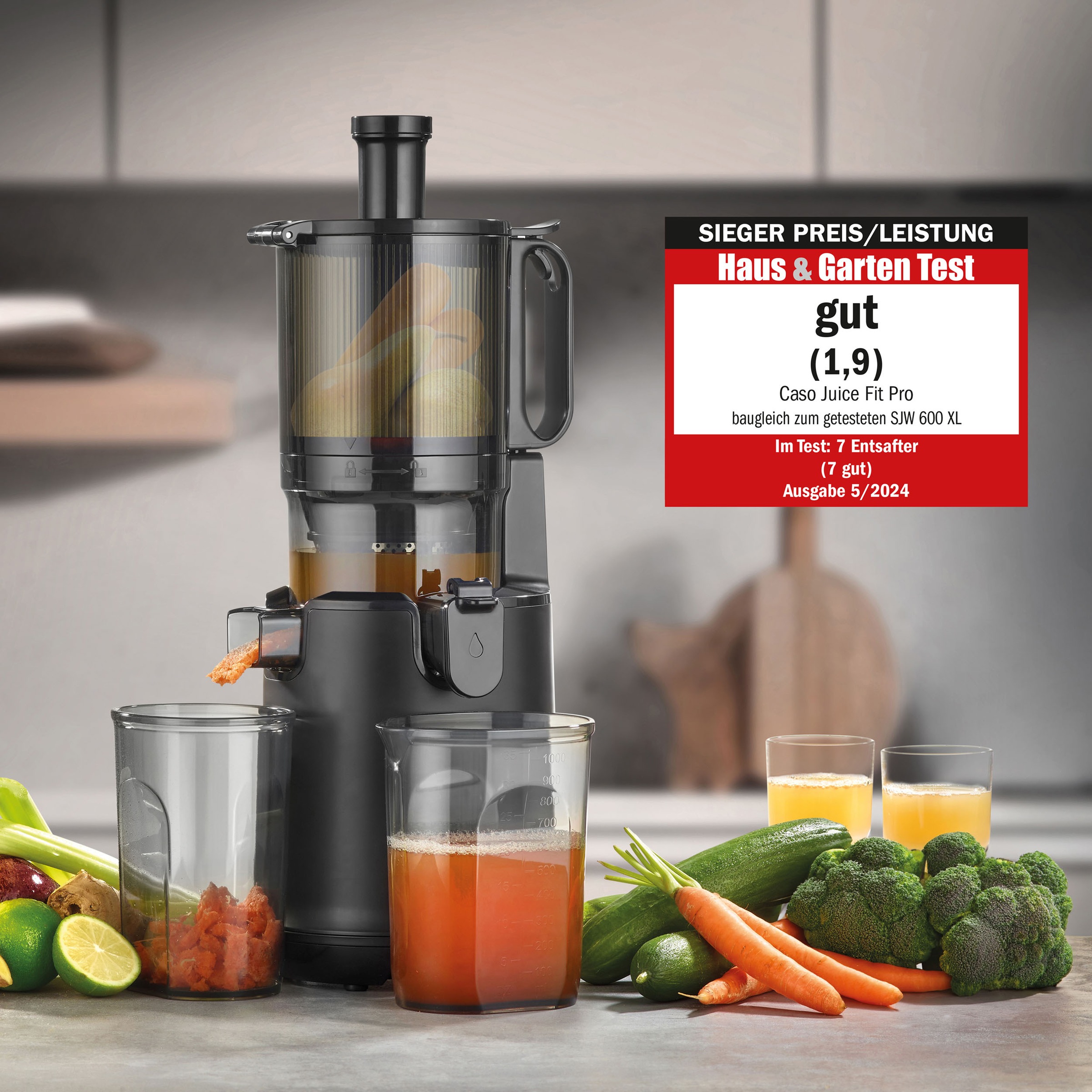 Caso Slow Juicer »3511  JuiceFitPro« 250 W