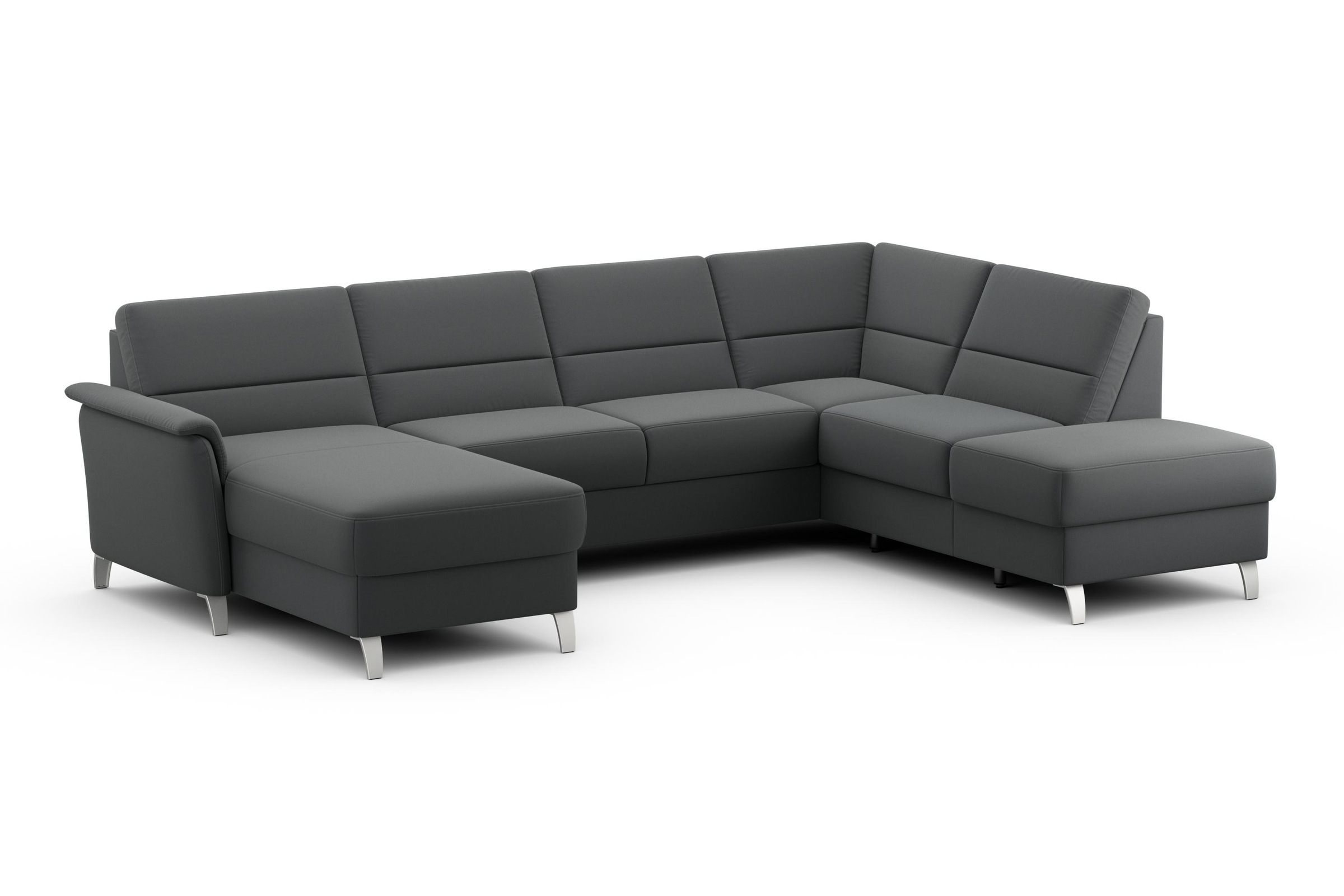 sit&more Wohnlandschaft »Palmera U-Form«, Federkern, wahlweise mit Bettfunktion und mit/ohne Stauraum