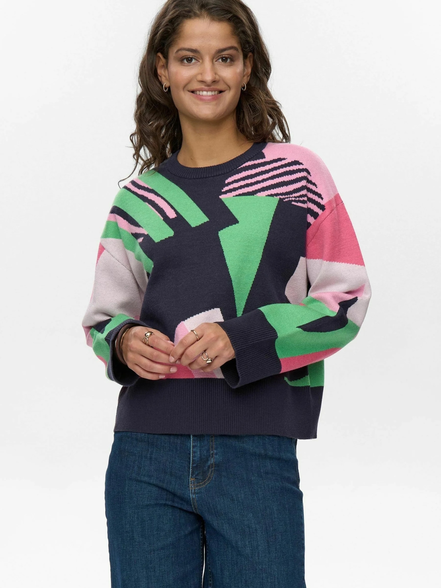 nümph Strickpullover "Nümph Jumper NUGRAPHI" günstig online kaufen