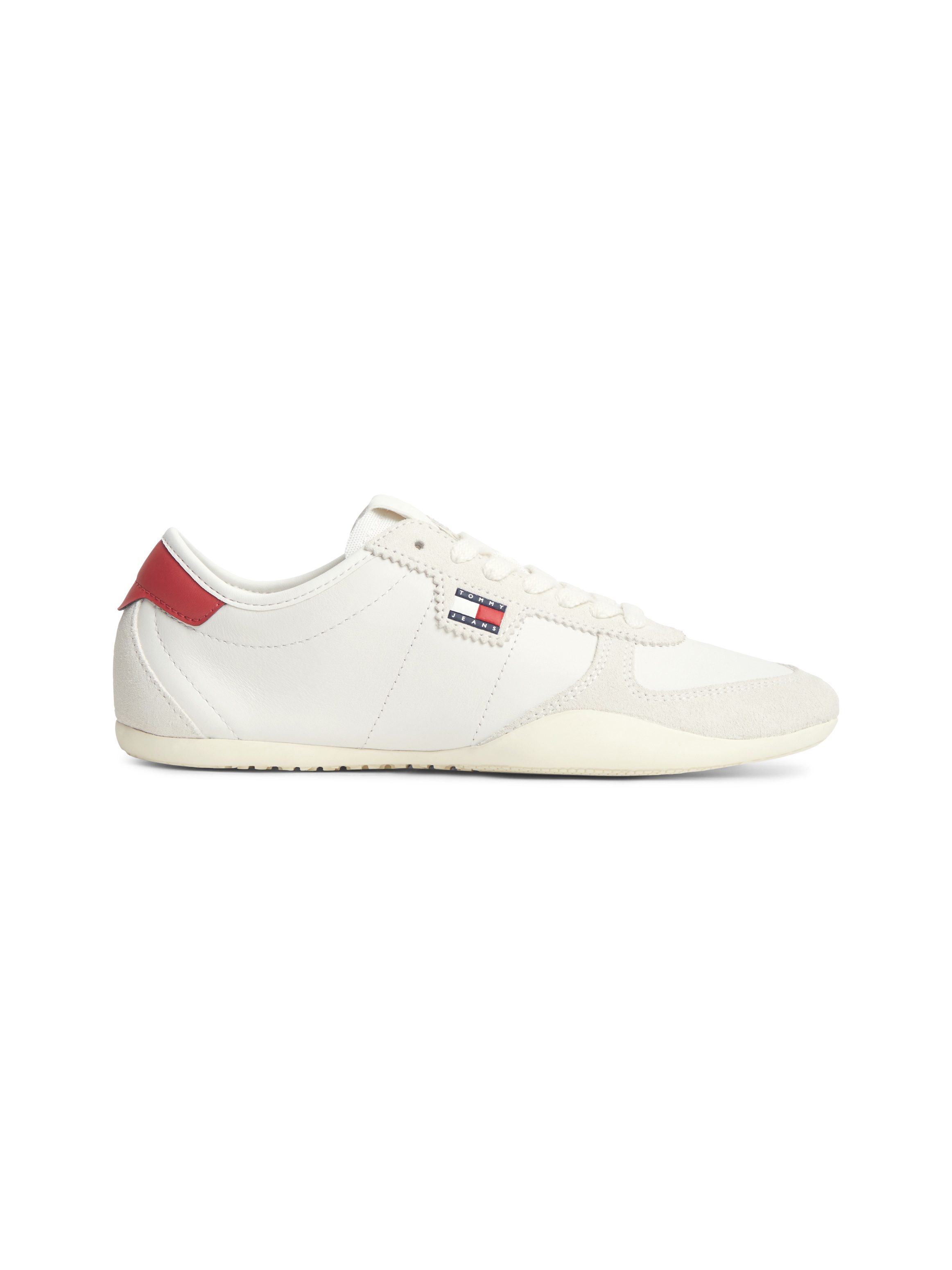 Tommy Jeans Sneaker »TJ BALLET SNEAKER«  Freizeitschuh, Halbschuh, Schnürschuh im Retro-Look