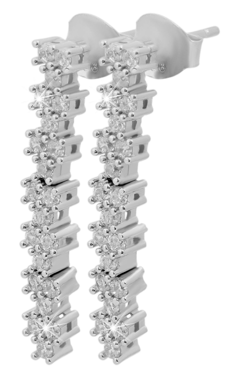 Adelia´s Paar Ohrhänger "Ohrringe – Ohrstecker aus 925 Silber" Zum Verschenken – passend für viele Anlässe