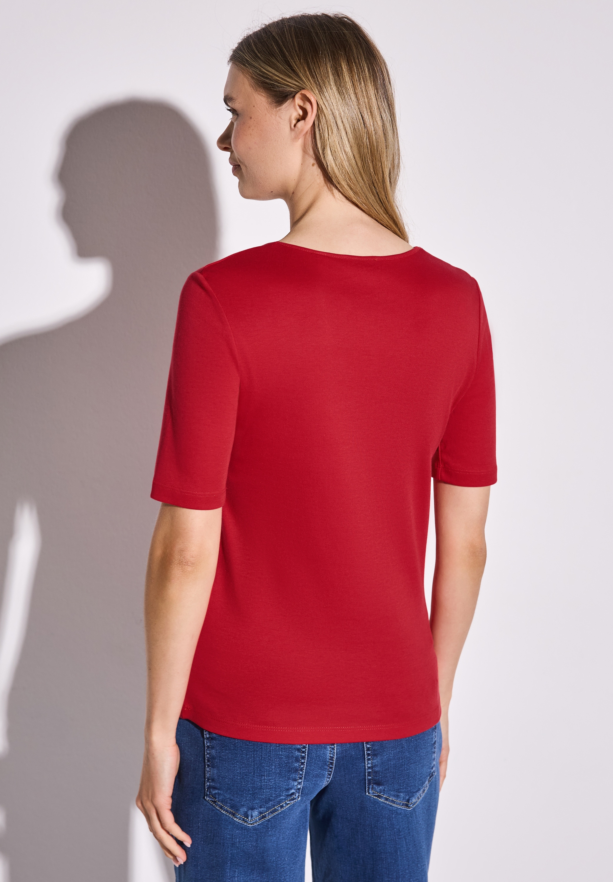 STREET ONE T-Shirt, im soften Baumwoll-Mix