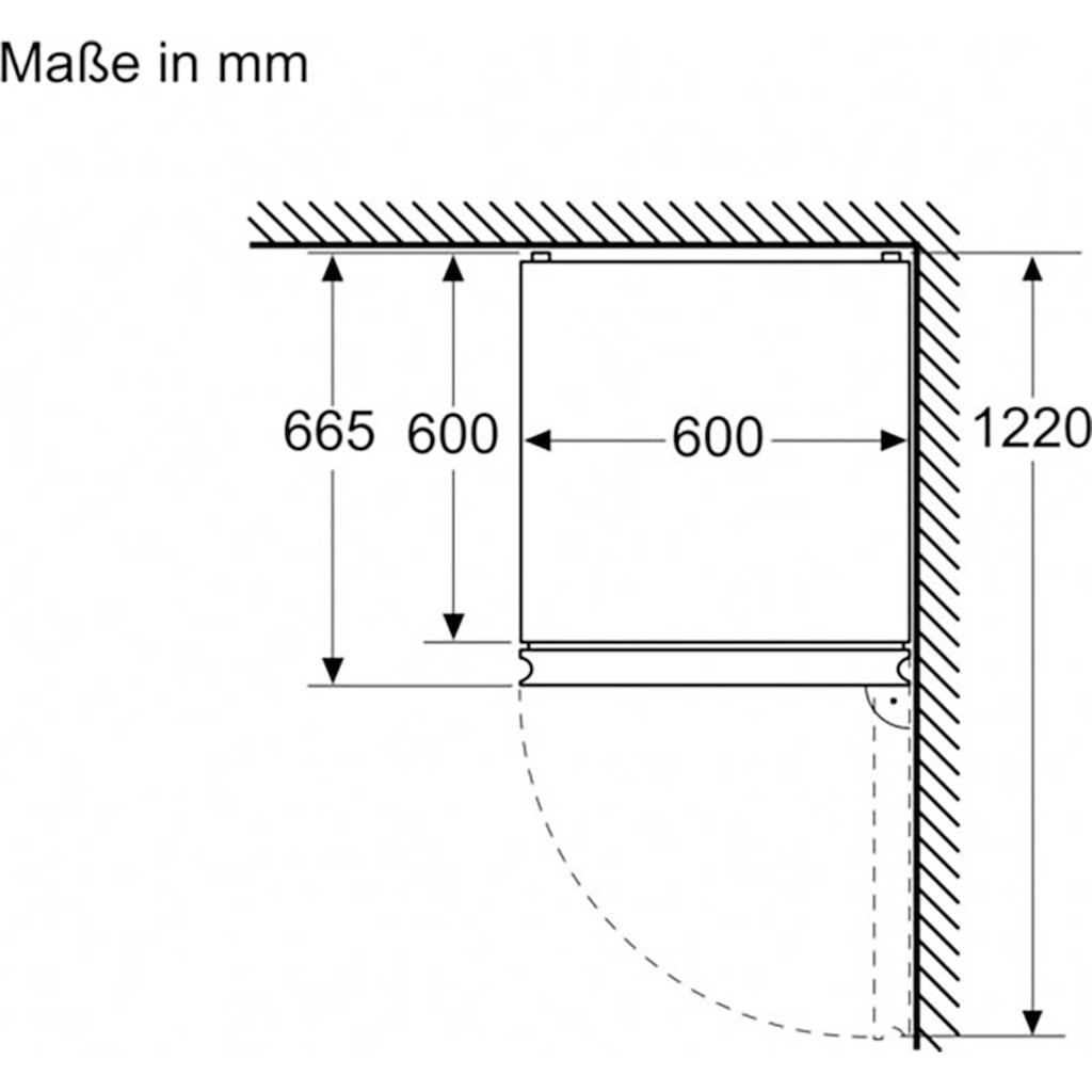 SIEMENS Kühl-/Gefrierkombination »KG36N2«, KG36N2WCF, 186 cm hoch, 60 cm breit