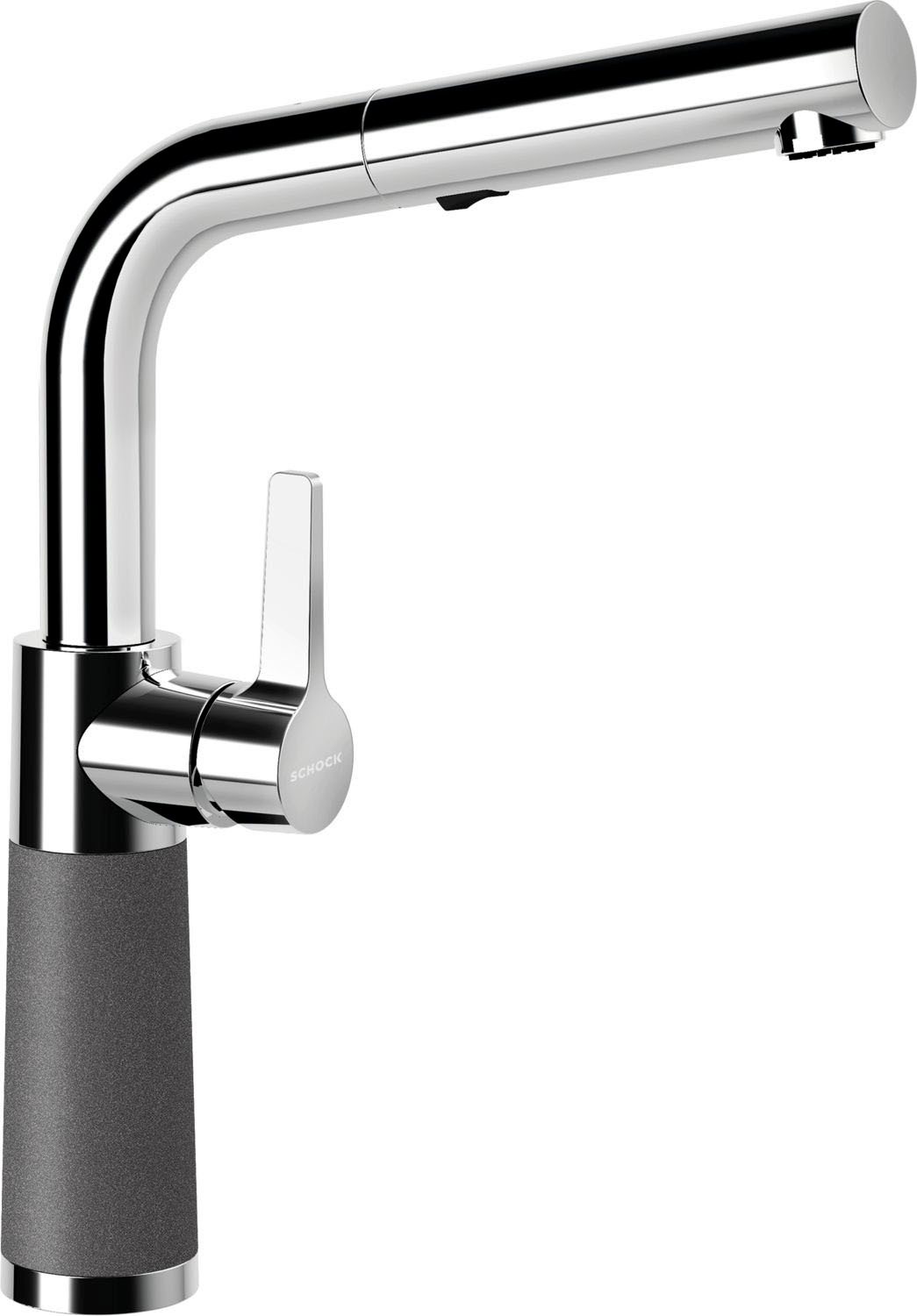 Schock "SC-540 SB" ausziehbar, Strahl-Brause, Rückflussverhinderer, Schwenkbereich 120