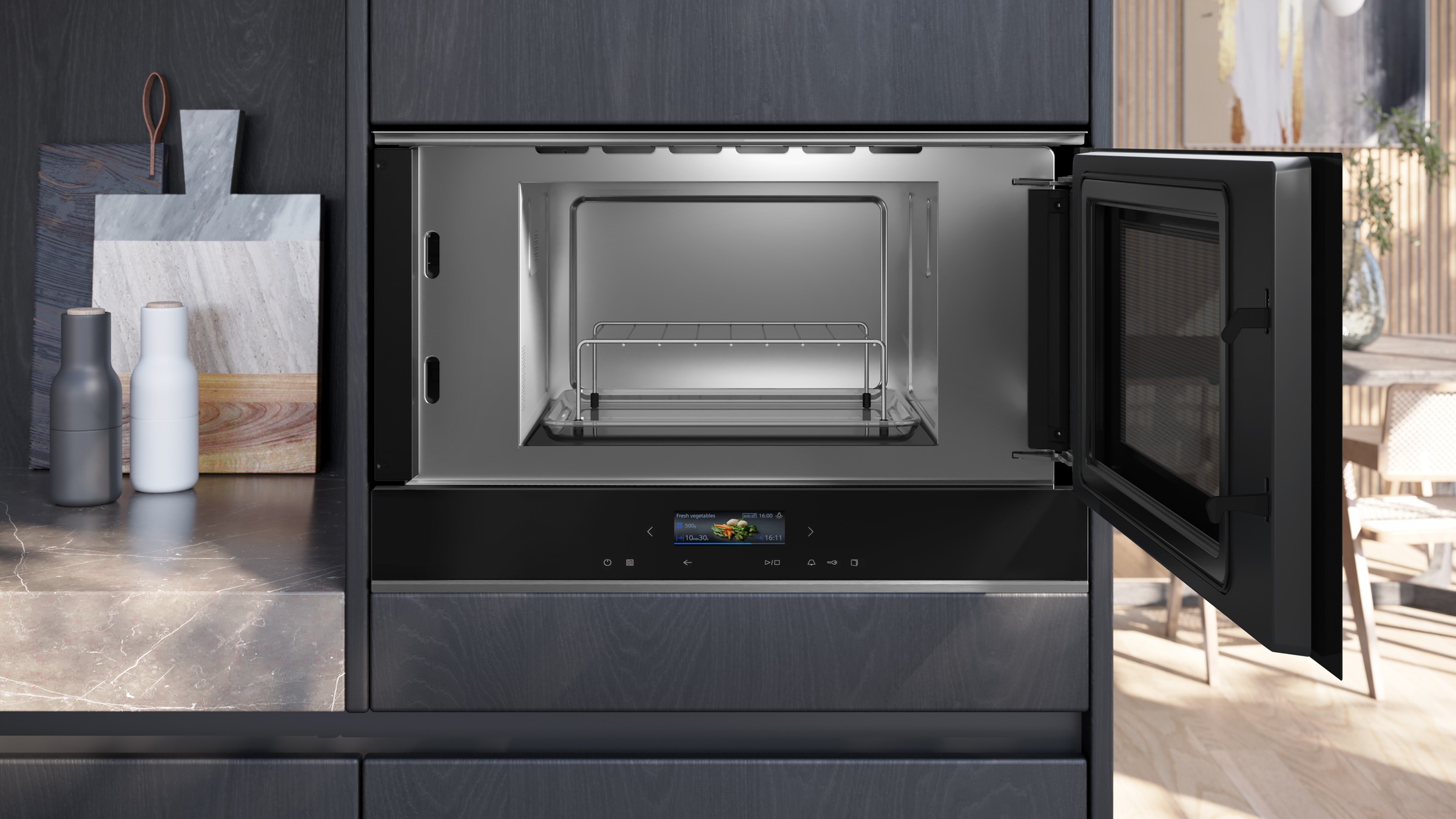 SIEMENS Einbau-Mikrowelle "BE732R1B1" Grill  Mikrowelle 1990 W günstig online kaufen