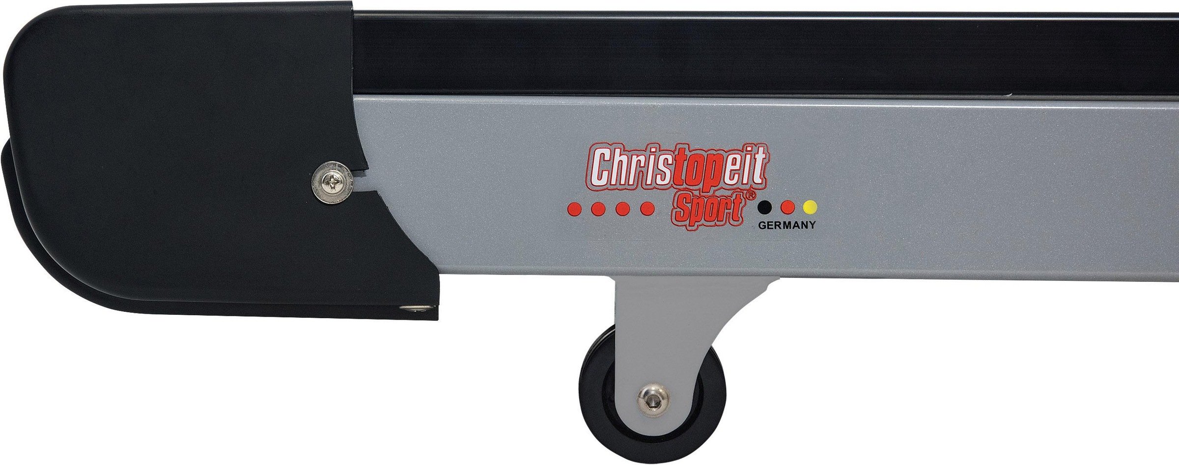 Christopeit Sport® Laufband »TM 400 Black Edition«, Empfänger für drahtlosen Pulsmessgurt im Computer enthalten