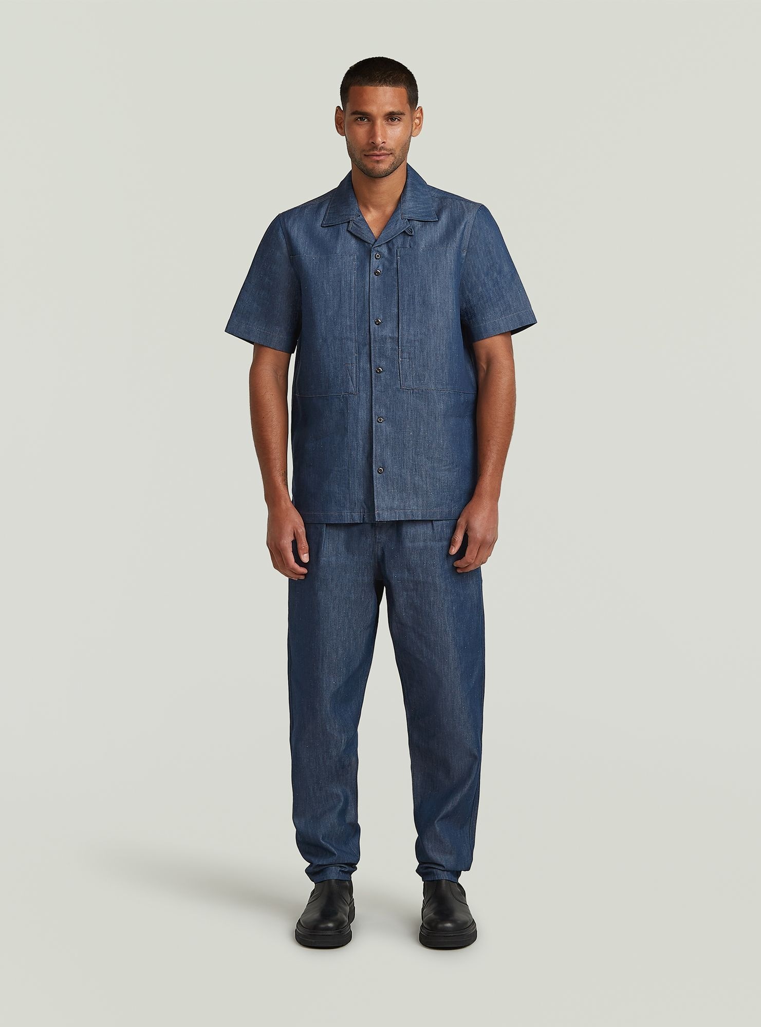 G-STAR Langarmshirt »Workwear Resort Regular Shirt«