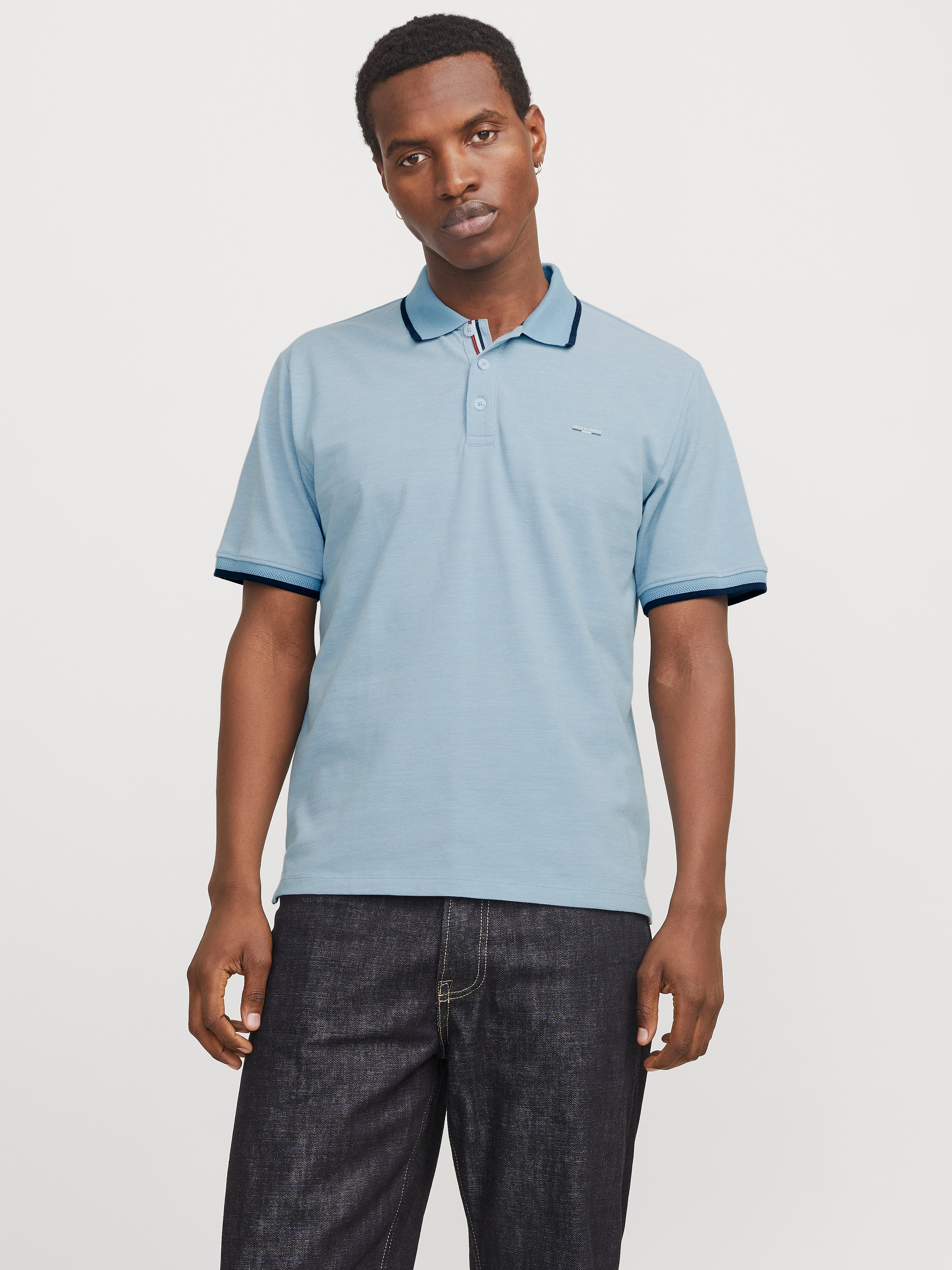 Jack & Jones Poloshirt "JPRBLUALVES SS POLO SN" günstig online kaufen