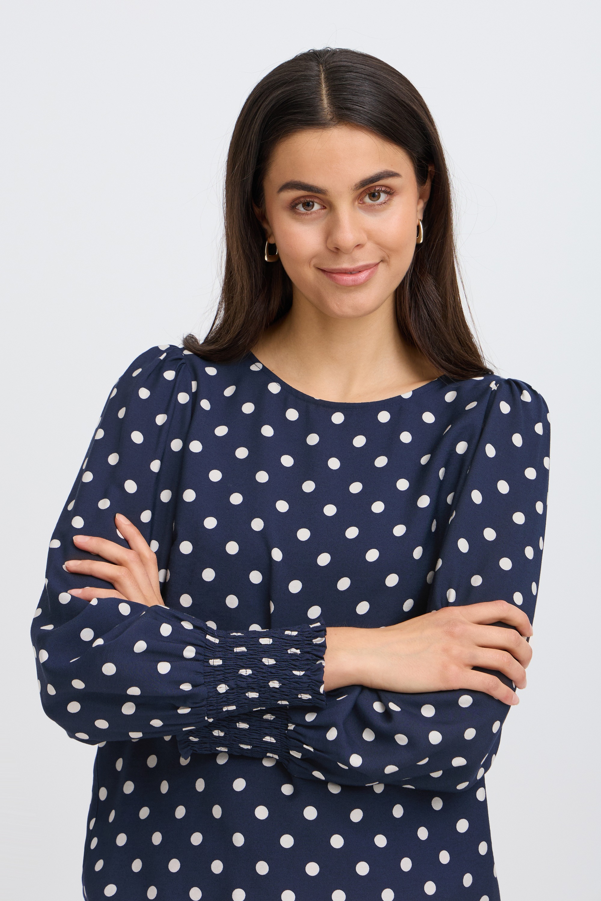 fransa Langarmbluse »Damen Bluse langarm FRADARA«