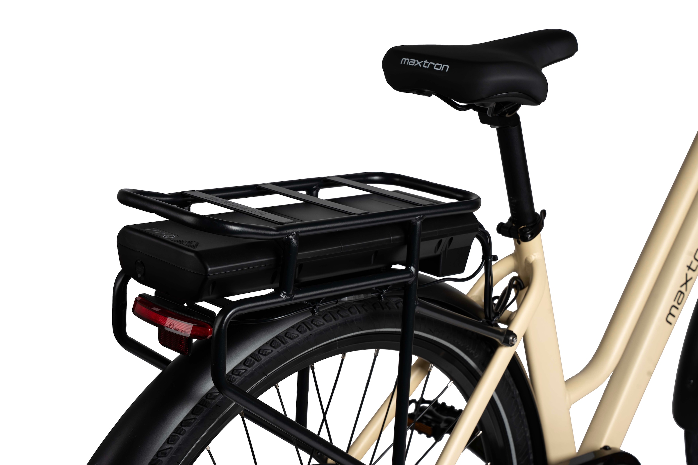 Maxtron »Maxtron Urban 7 E-Citybike 28 Zoll« 7 Gang Shimano Altus Schaltwerk Kettenschaltung Heckmotor 250 W Packung,  Tiefeinsteiger für Damen